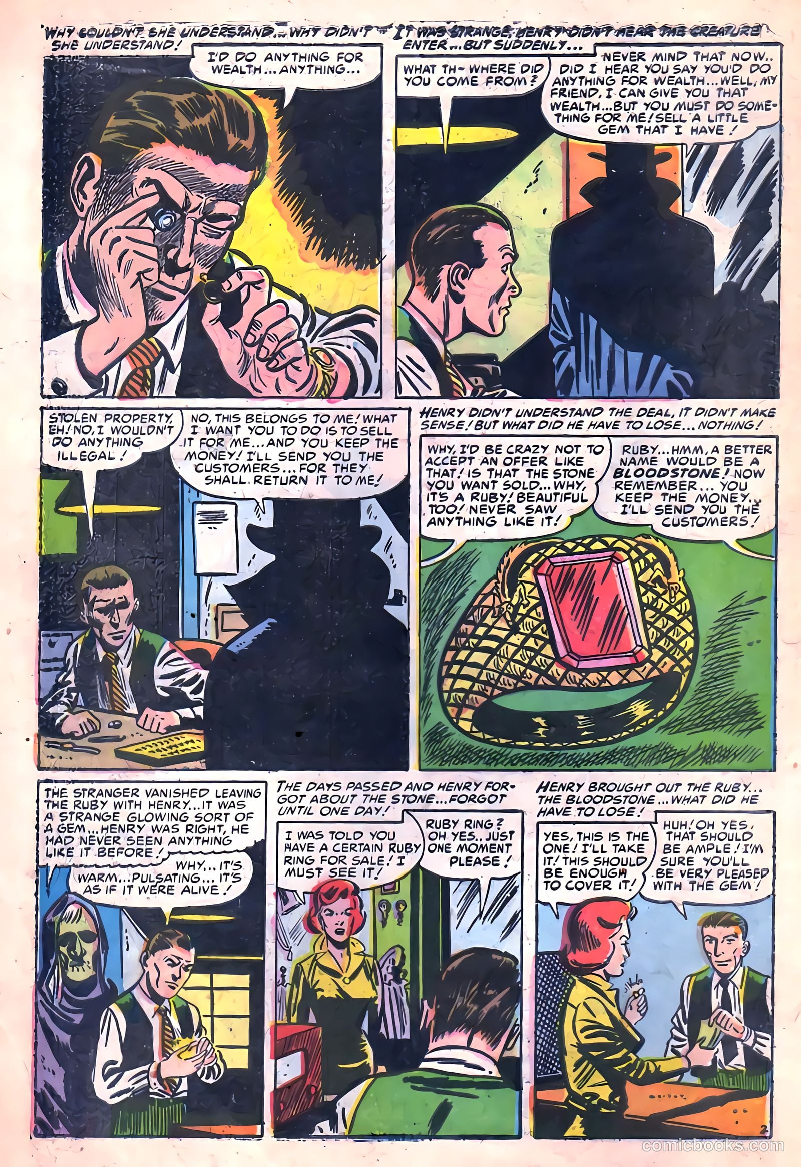 Weird Mysteries #10 (1954) — page 10 of 36