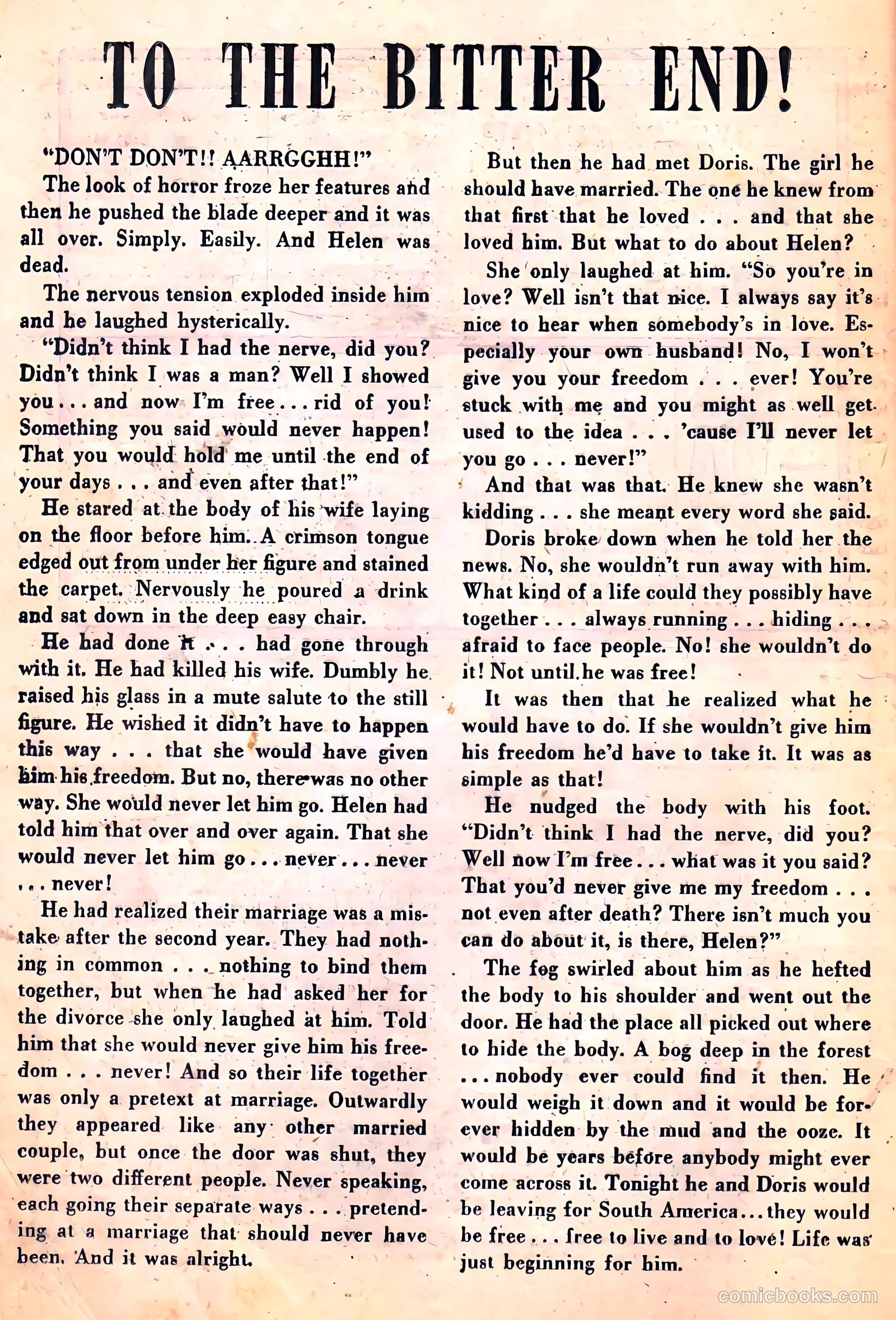 Weird Mysteries #10 (1954) — page 14 of 36