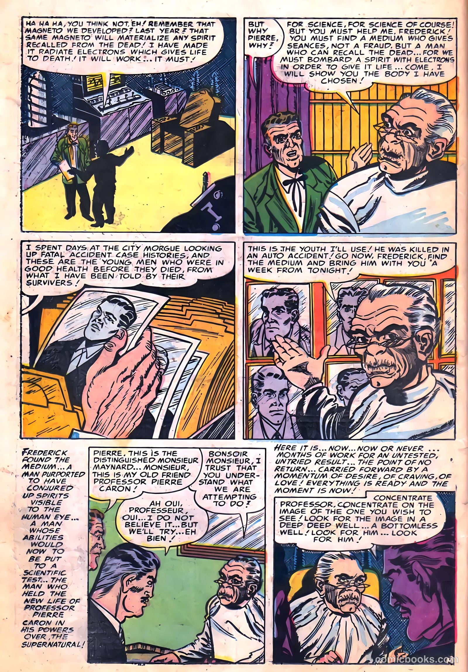 Weird Mysteries #10 (1954) — page 18 of 36