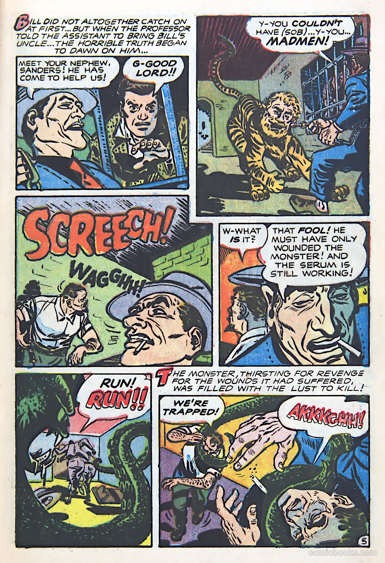 Weird Mysteries #12 (1954) — page 7 of 36