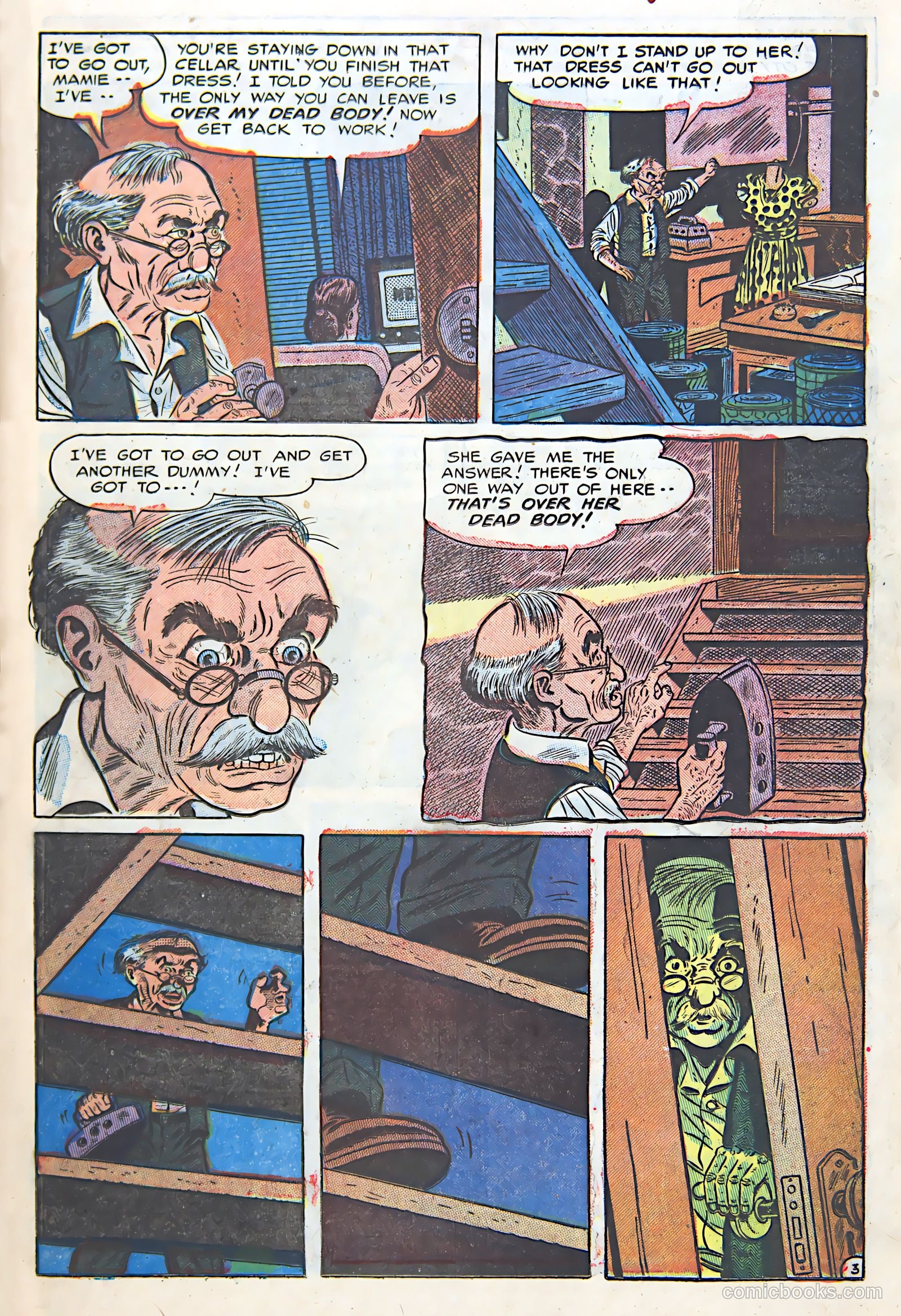 Weird Mysteries #12 (1954) — page 19 of 36