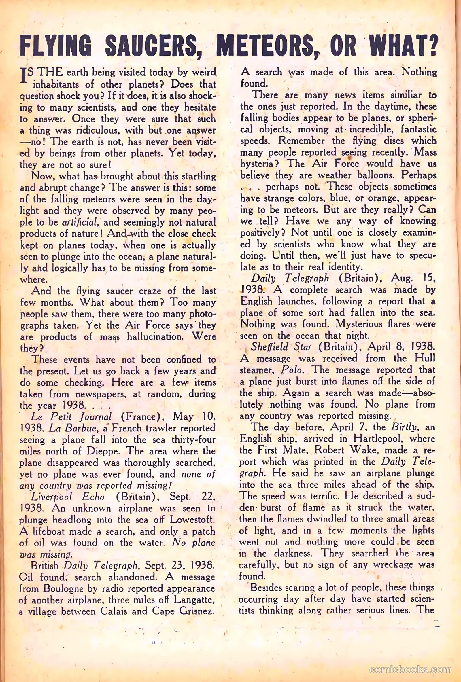 Weird Mysteries #6 (1953) — page 20 of 36