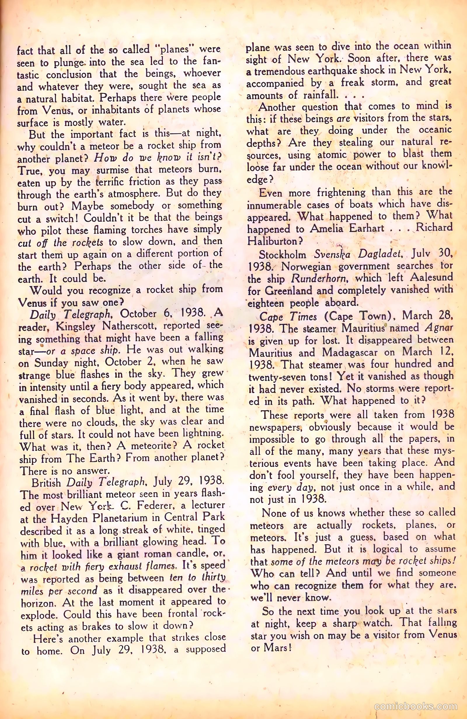 Weird Mysteries #6 (1953) — page 21 of 36