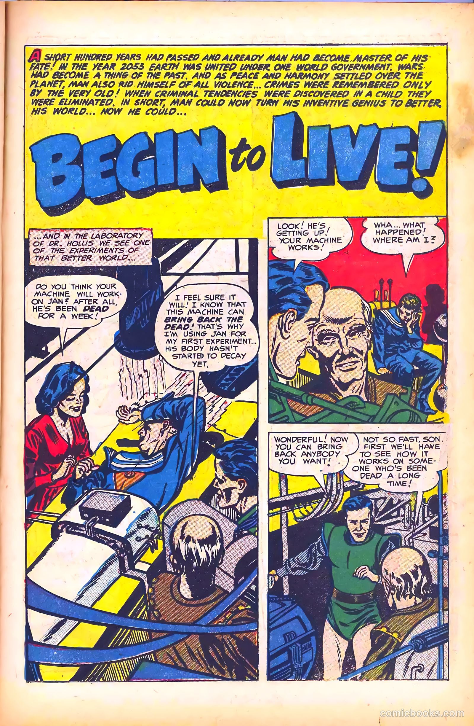 Weird Mysteries #6 (1953) — page 23 of 36