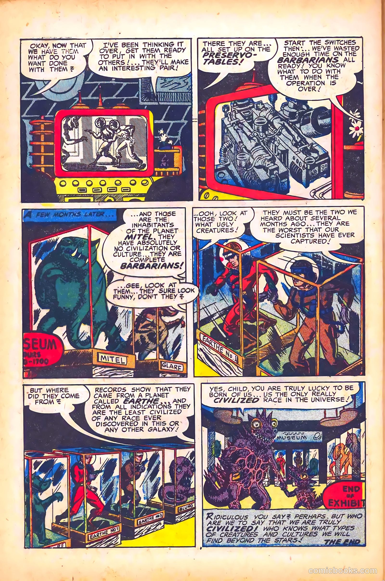 Weird Mysteries #6 (1953) — page 32 of 36