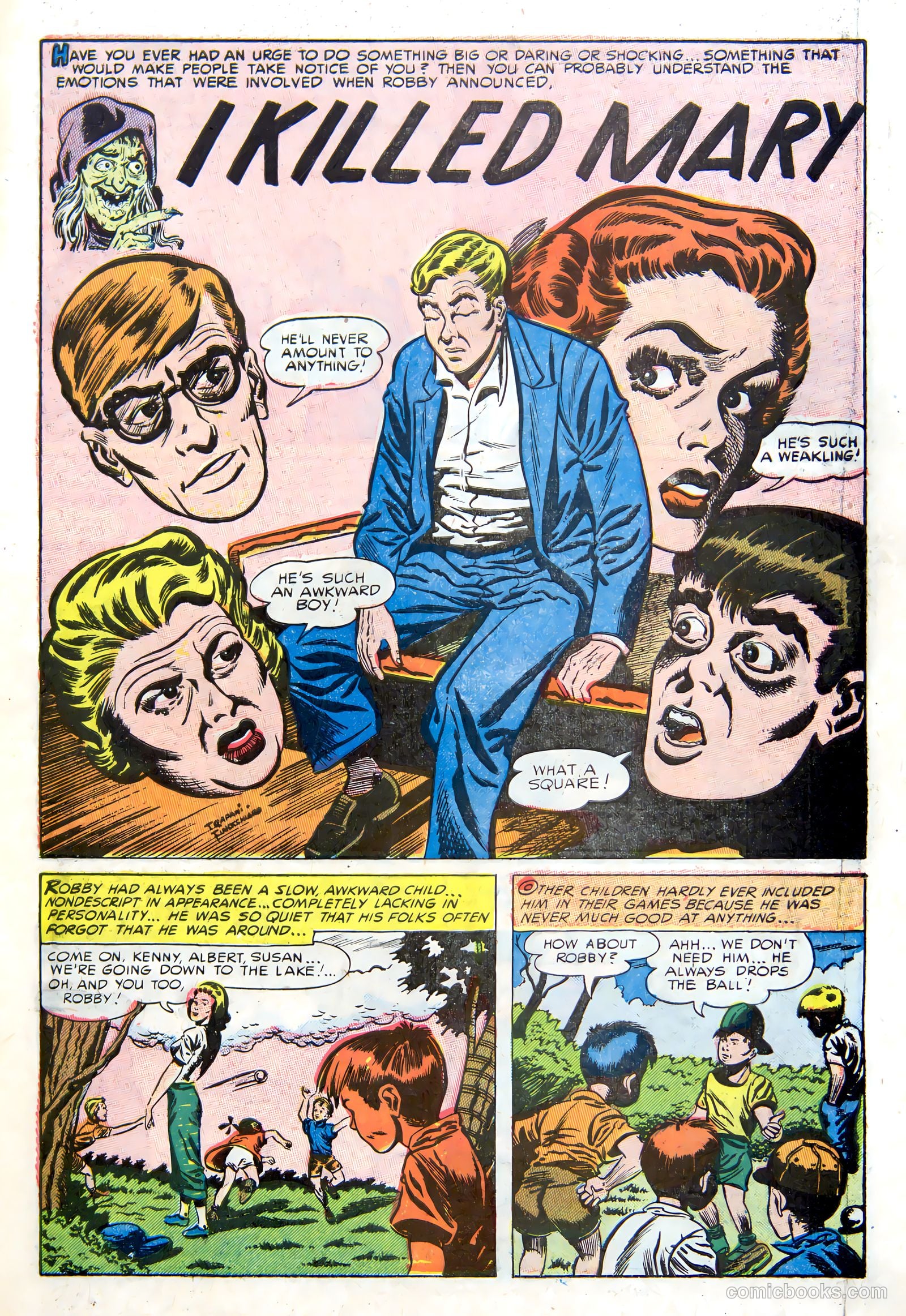 Weird Mysteries #8 (1954) — page 3 of 36