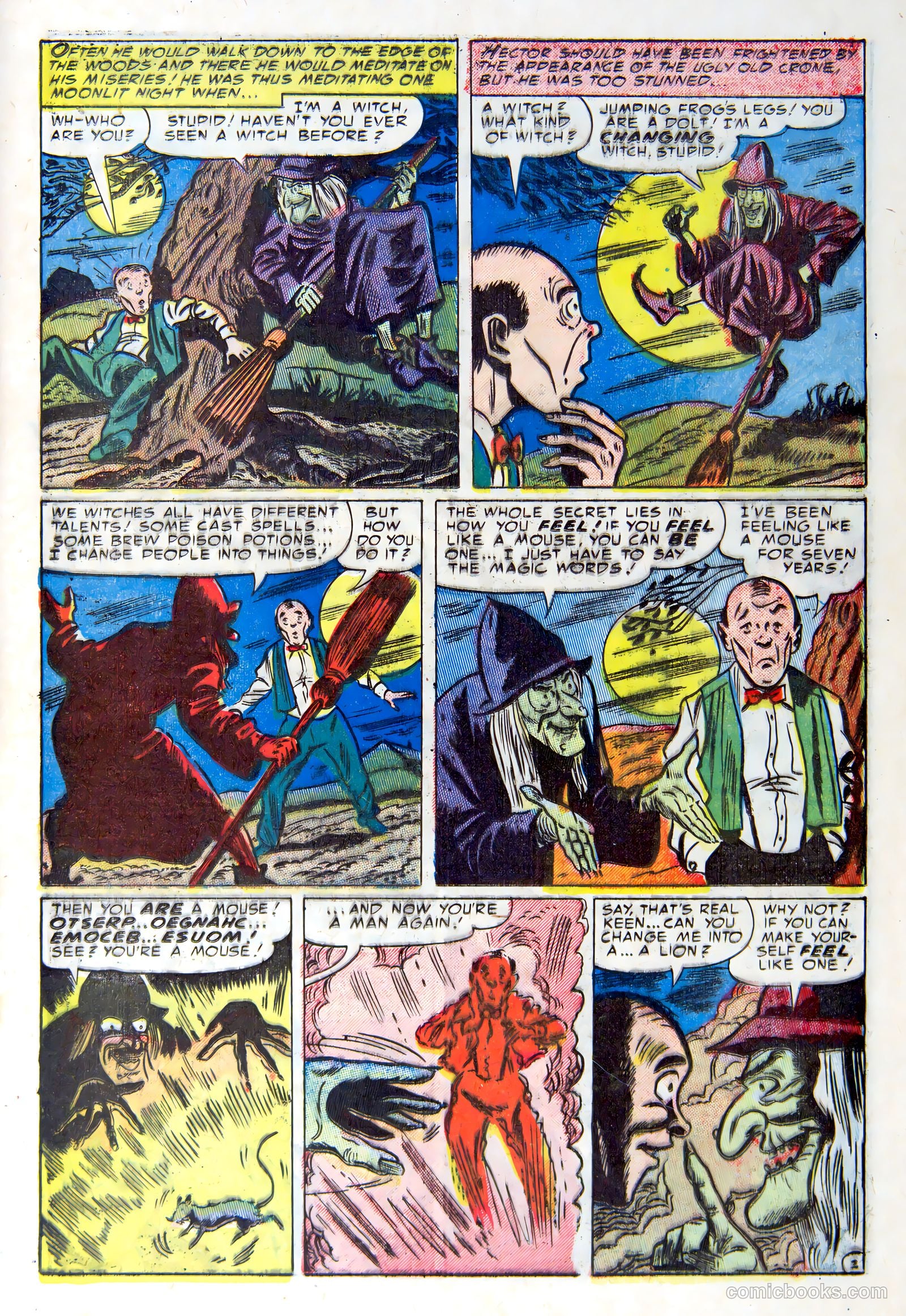 Weird Mysteries #8 (1954) — page 17 of 36