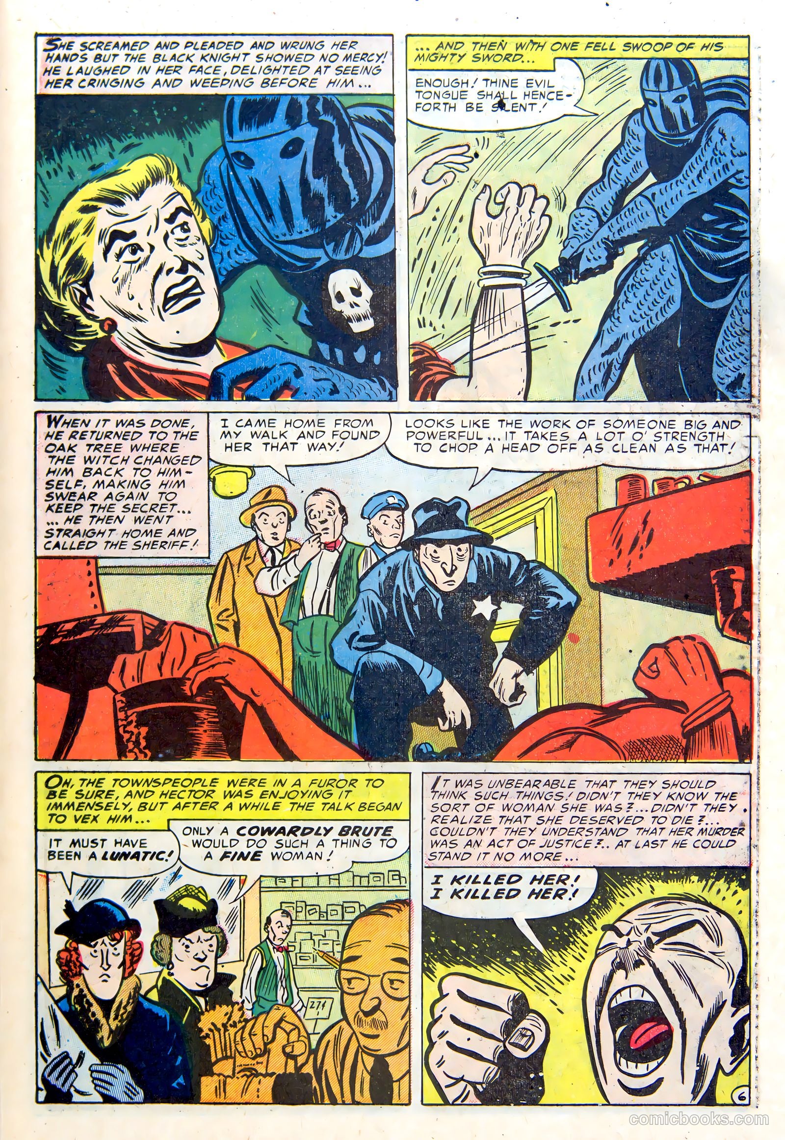 Weird Mysteries #8 (1954) — page 21 of 36