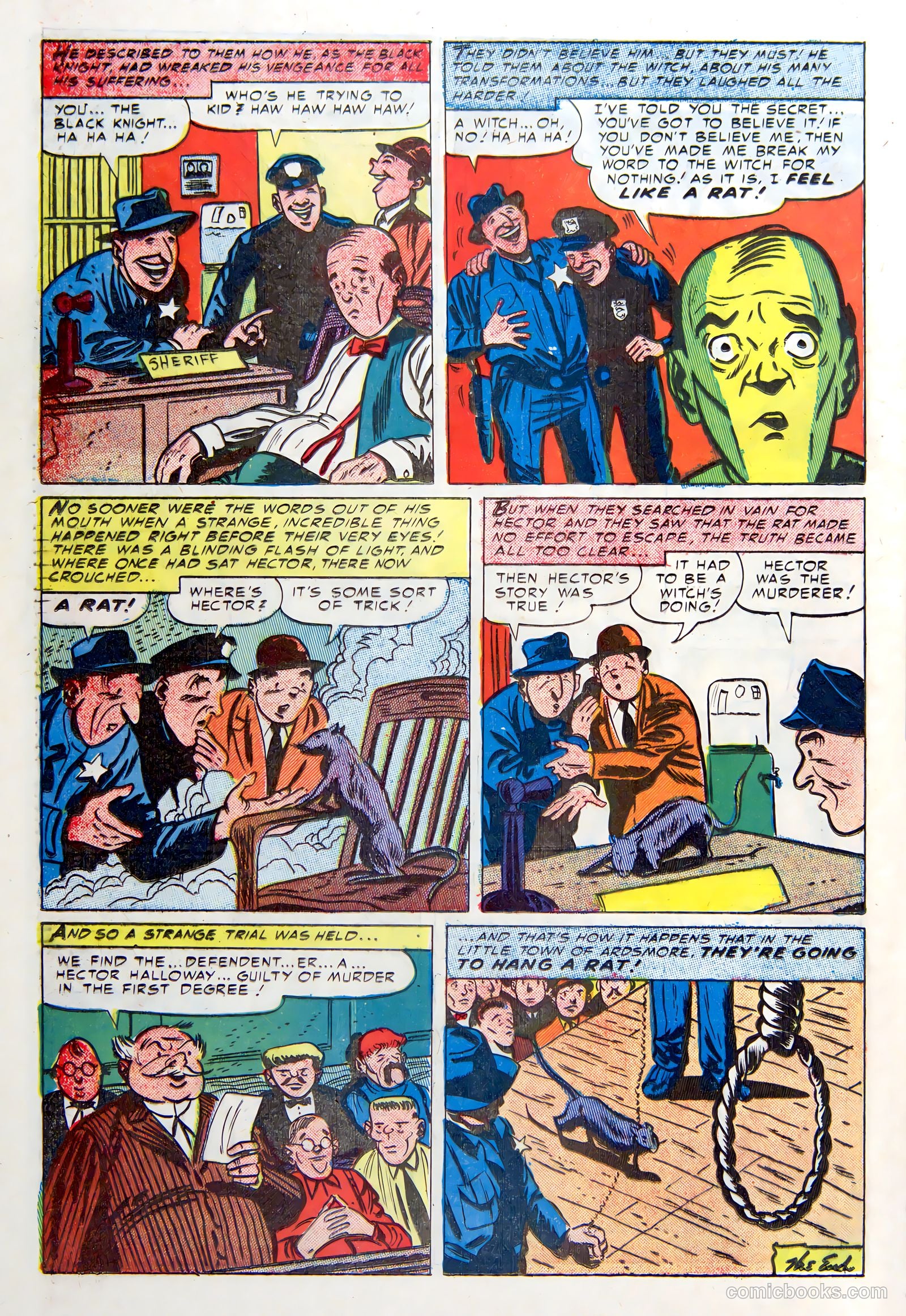 Weird Mysteries #8 (1954) — page 22 of 36
