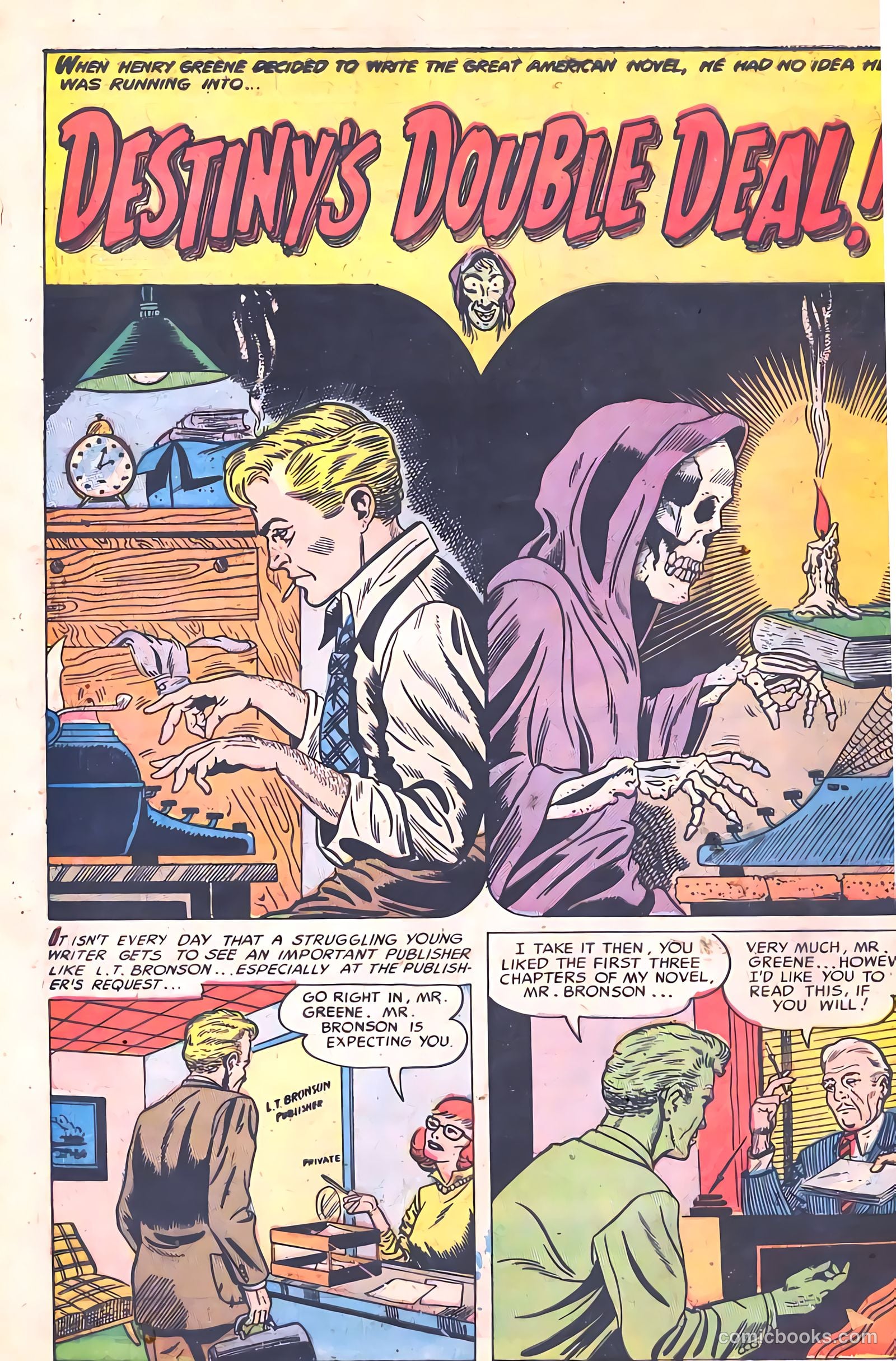 Weird Mysteries #9 (1954) — page 28 of 36