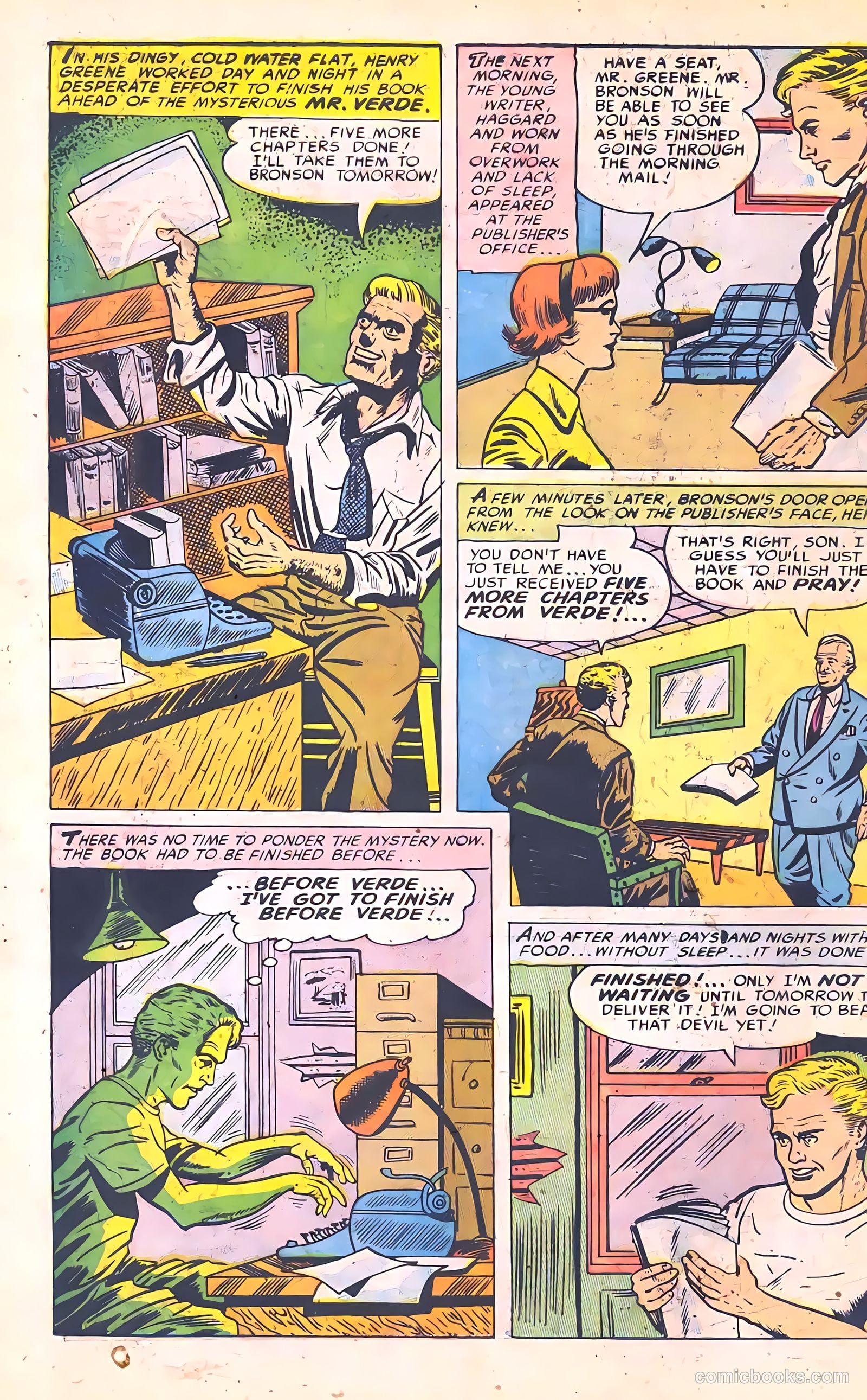 Weird Mysteries #9 (1954) — page 30 of 36