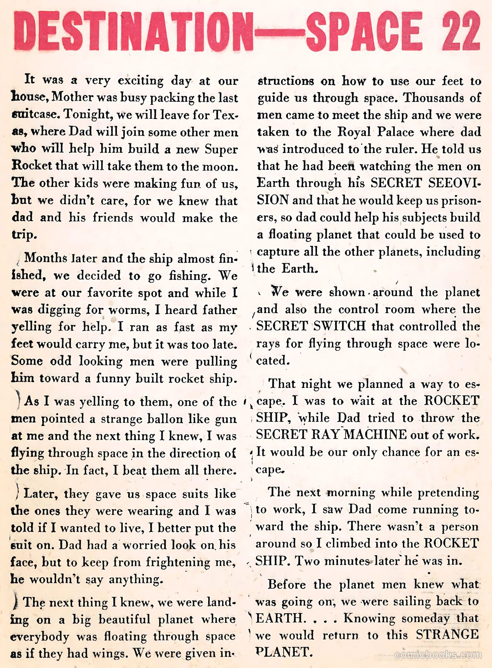 Weird Tales of the Future #1 (1952) — page 16 of 36