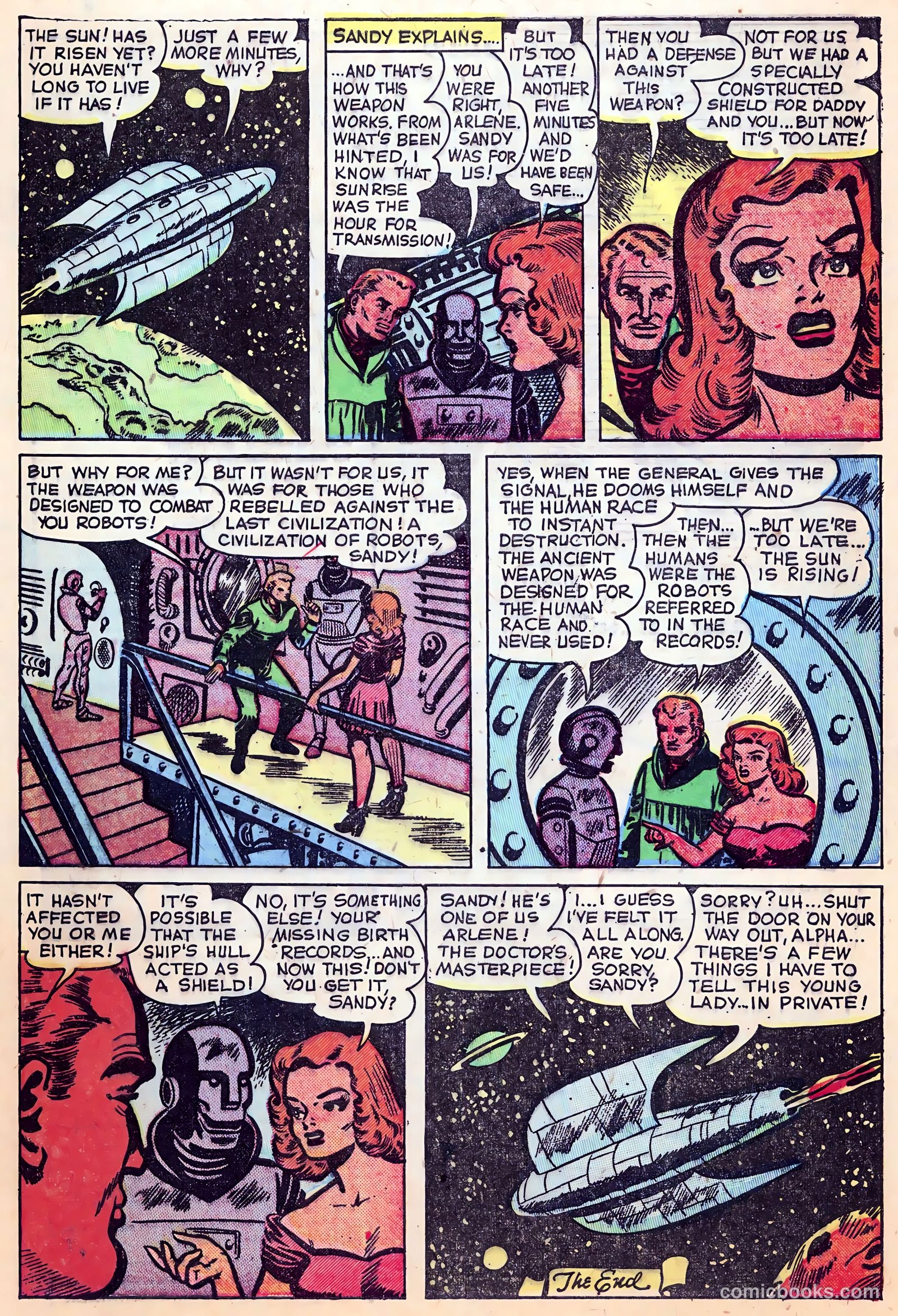 Weird Tales of the Future #1 (1952) — page 32 of 36