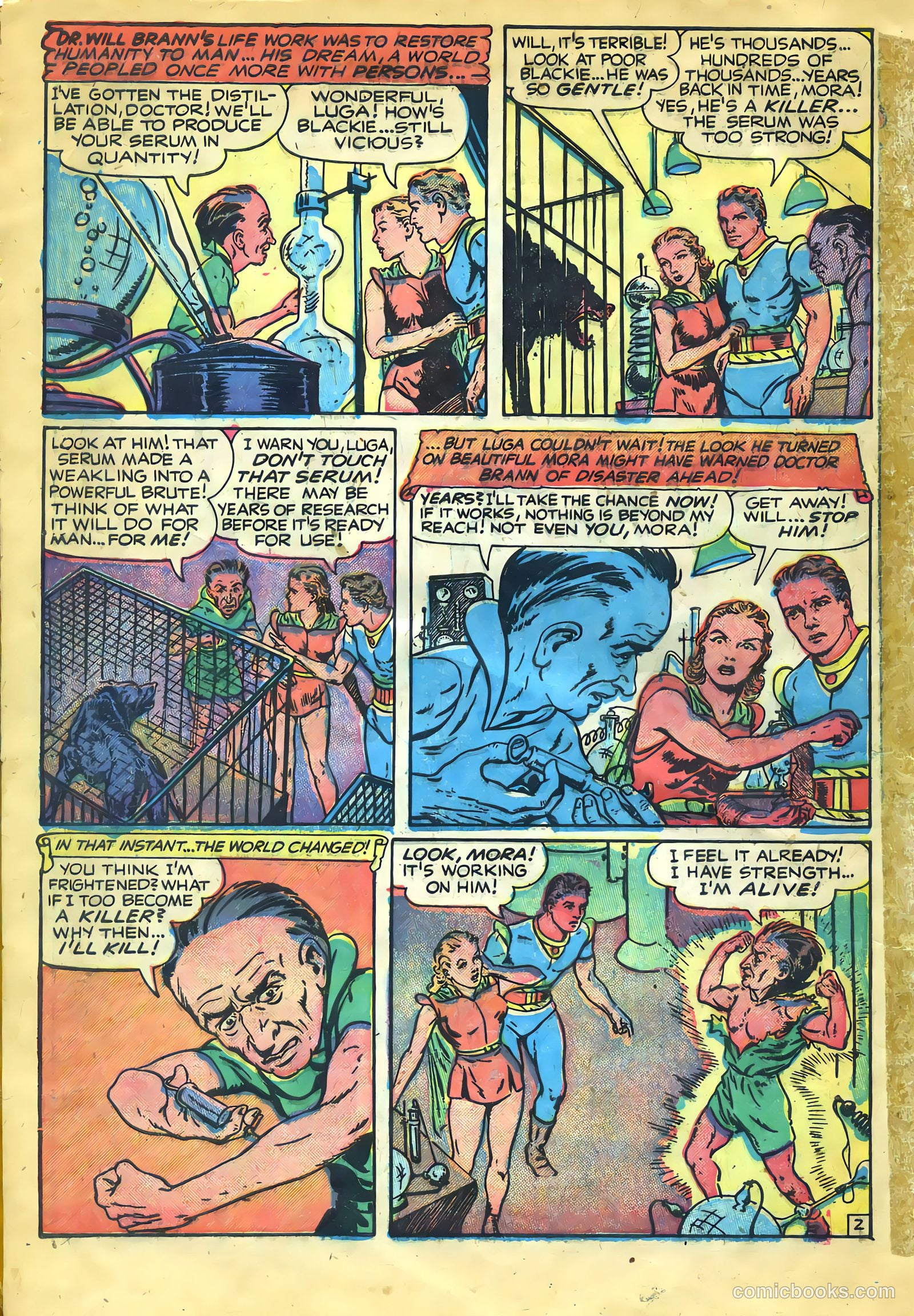Weird Tales of the Future #2 (1952) — page 4 of 36