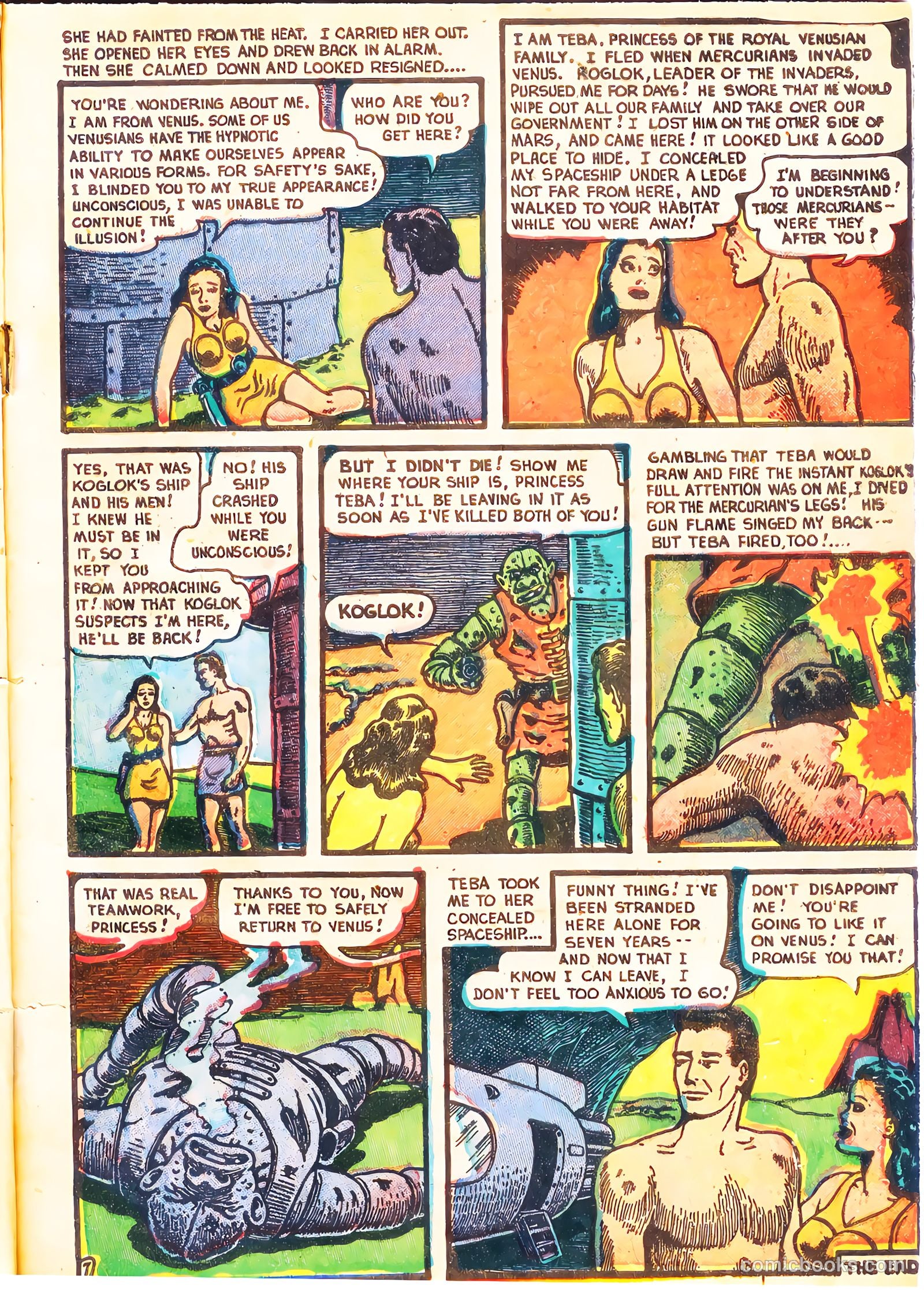 Weird Tales of the Future #3 (1952) — page 9 of 37