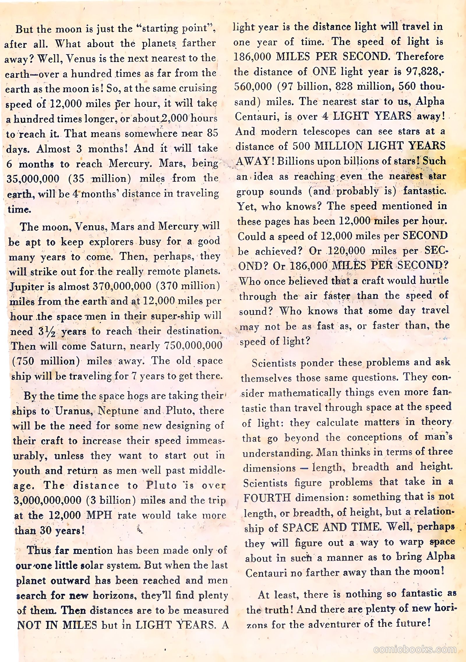 Weird Tales of the Future #3 (1952) — page 22 of 37