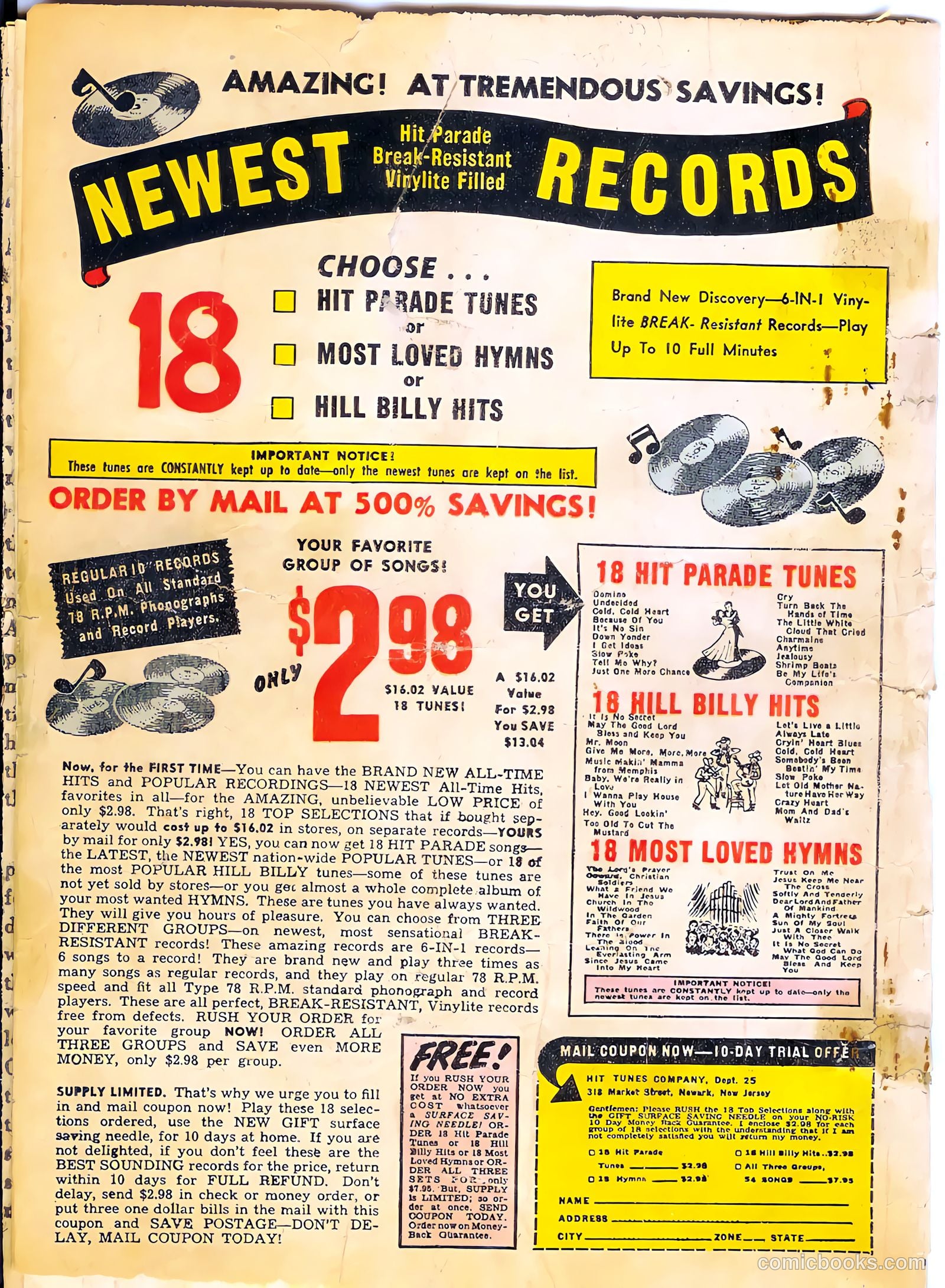 Weird Tales of the Future #3 (1952) — page 36 of 37