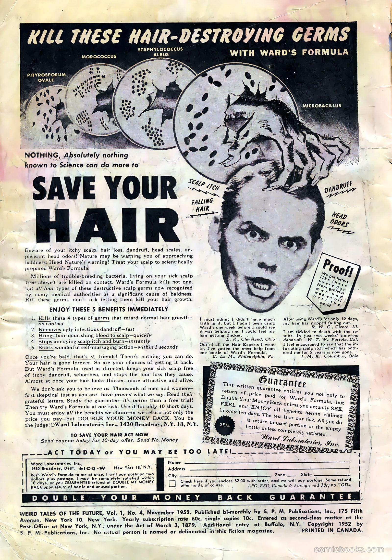 Weird Tales of the Future #4 (1952) — page 2 of 36