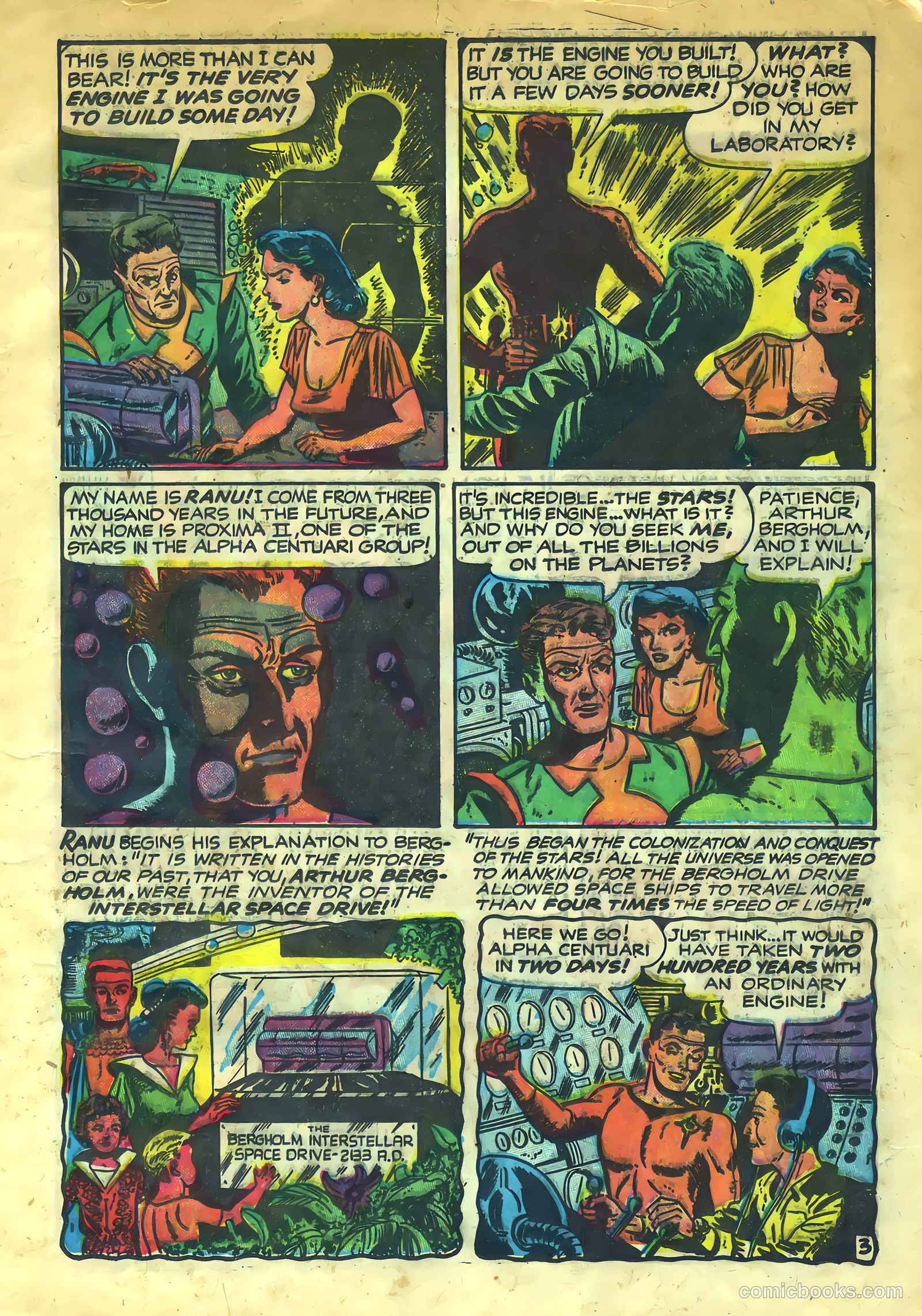 Weird Tales of the Future #4 (1952) — page 13 of 36