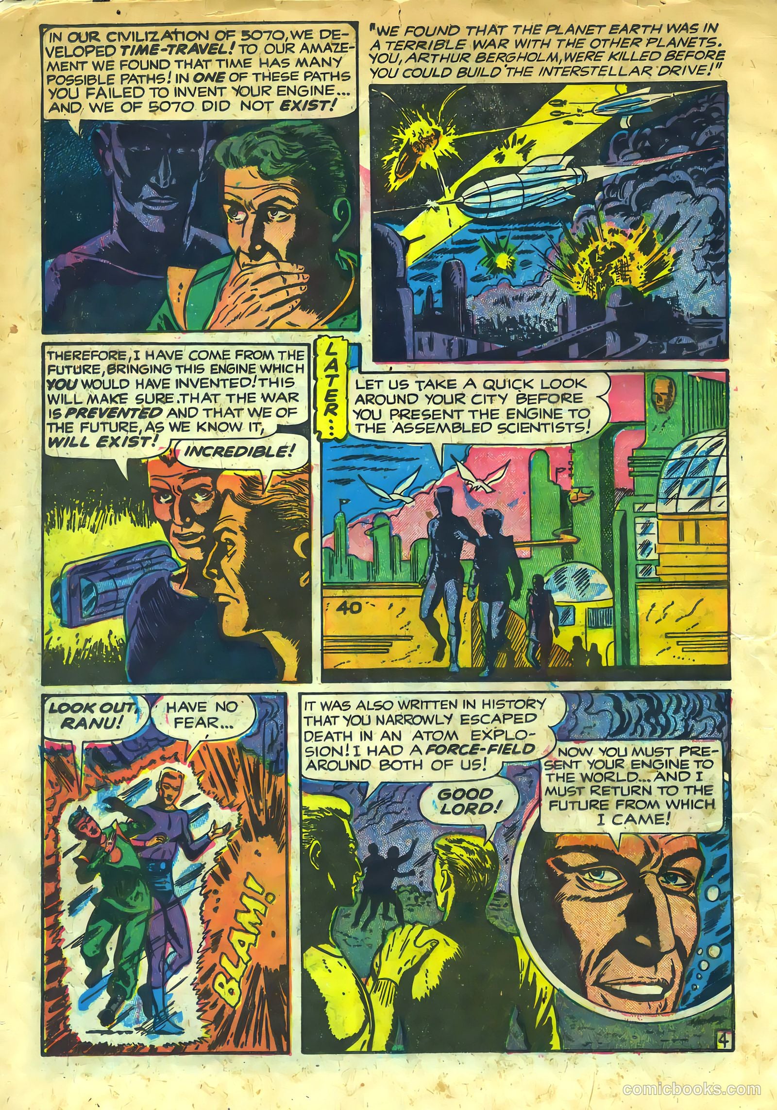 Weird Tales of the Future #4 (1952) — page 14 of 36