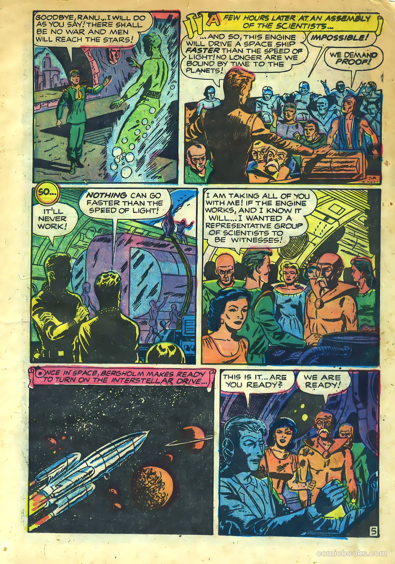 Weird Tales of the Future #4 (1952) — page 15 of 36