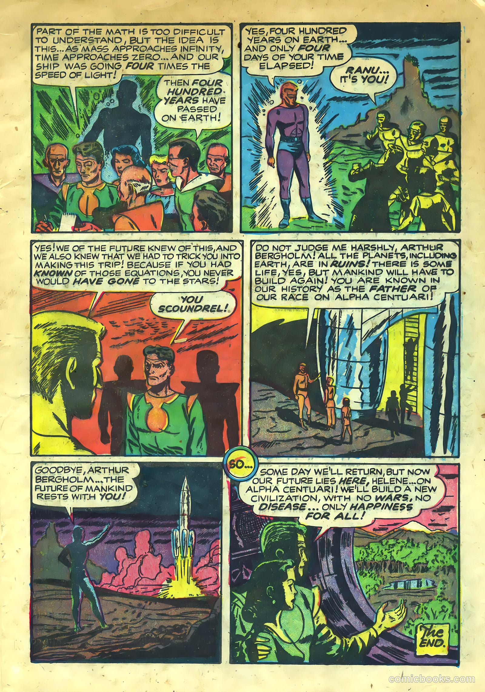 Weird Tales of the Future #4 (1952) — page 17 of 36