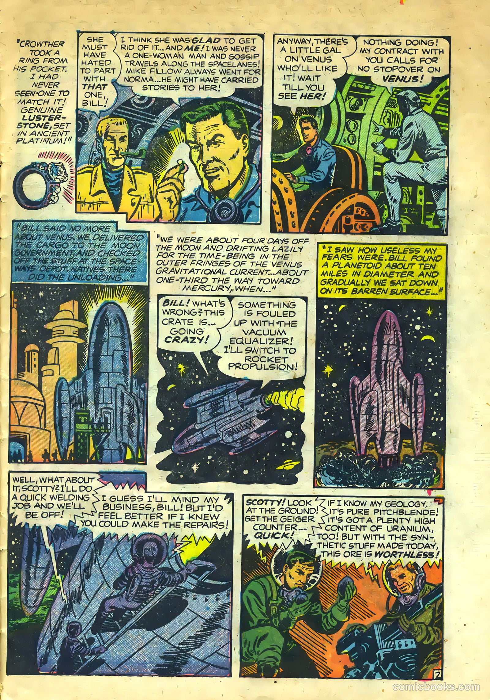 Weird Tales of the Future #4 (1952) — page 27 of 36