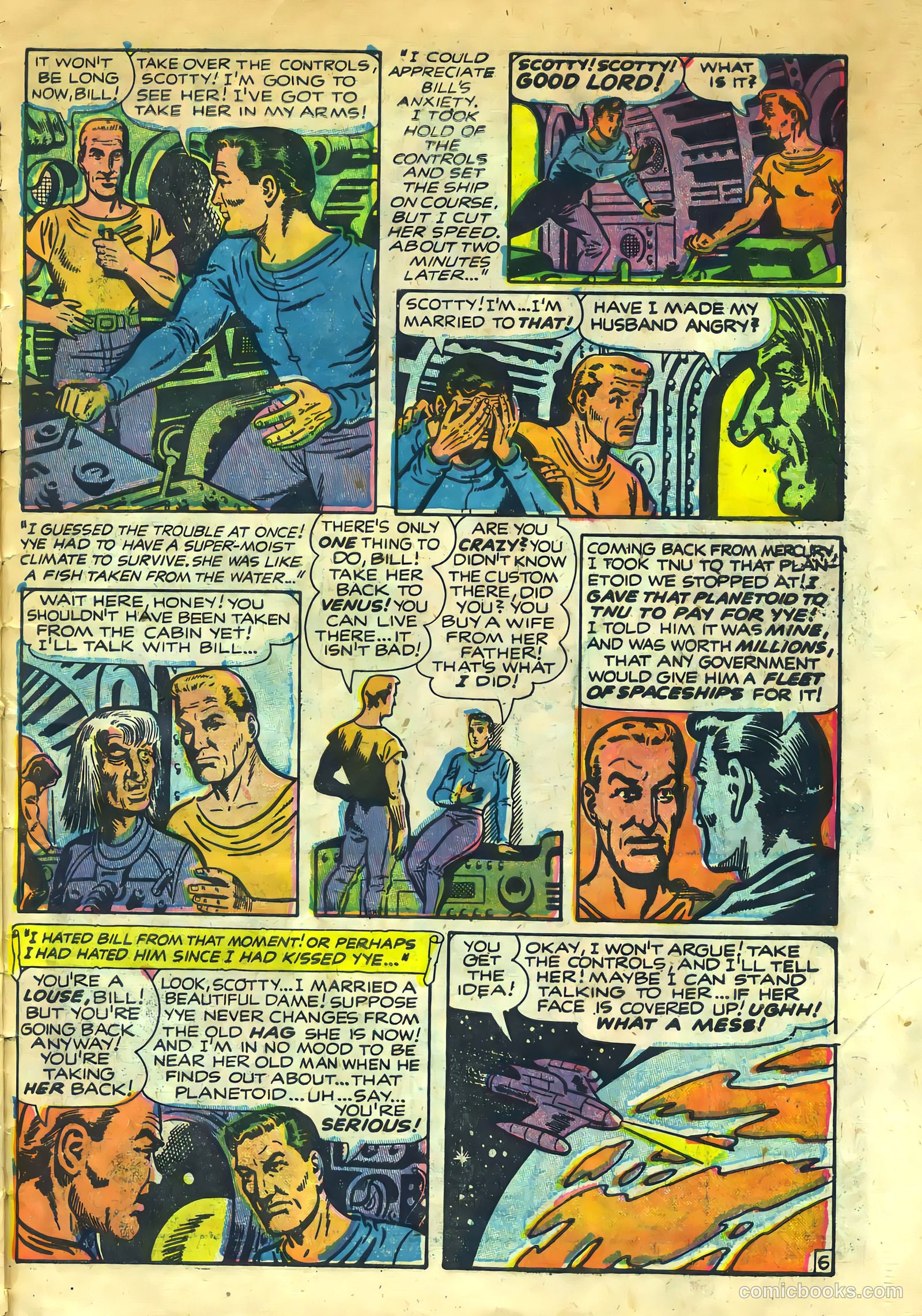 Weird Tales of the Future #4 (1952) — page 31 of 36