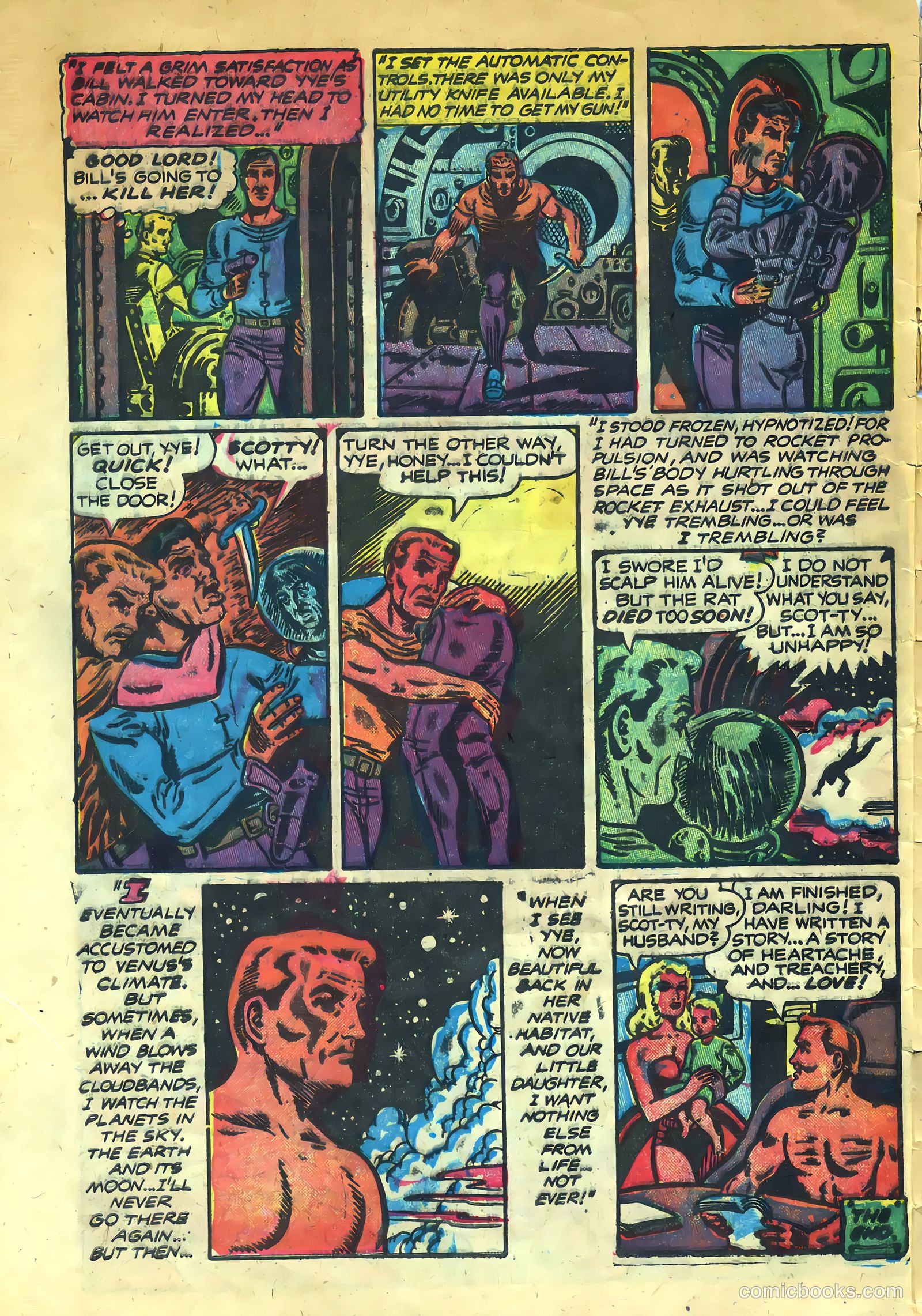 Weird Tales of the Future #4 (1952) — page 32 of 36