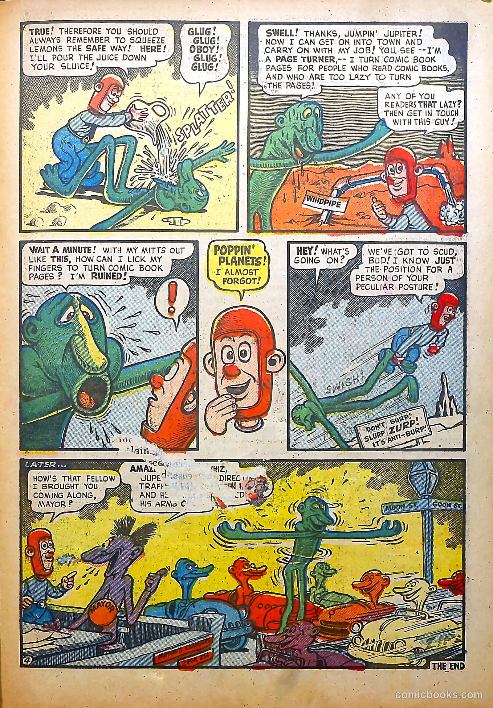 Weird Tales of the Future #5 (1953) — page 21 of 37