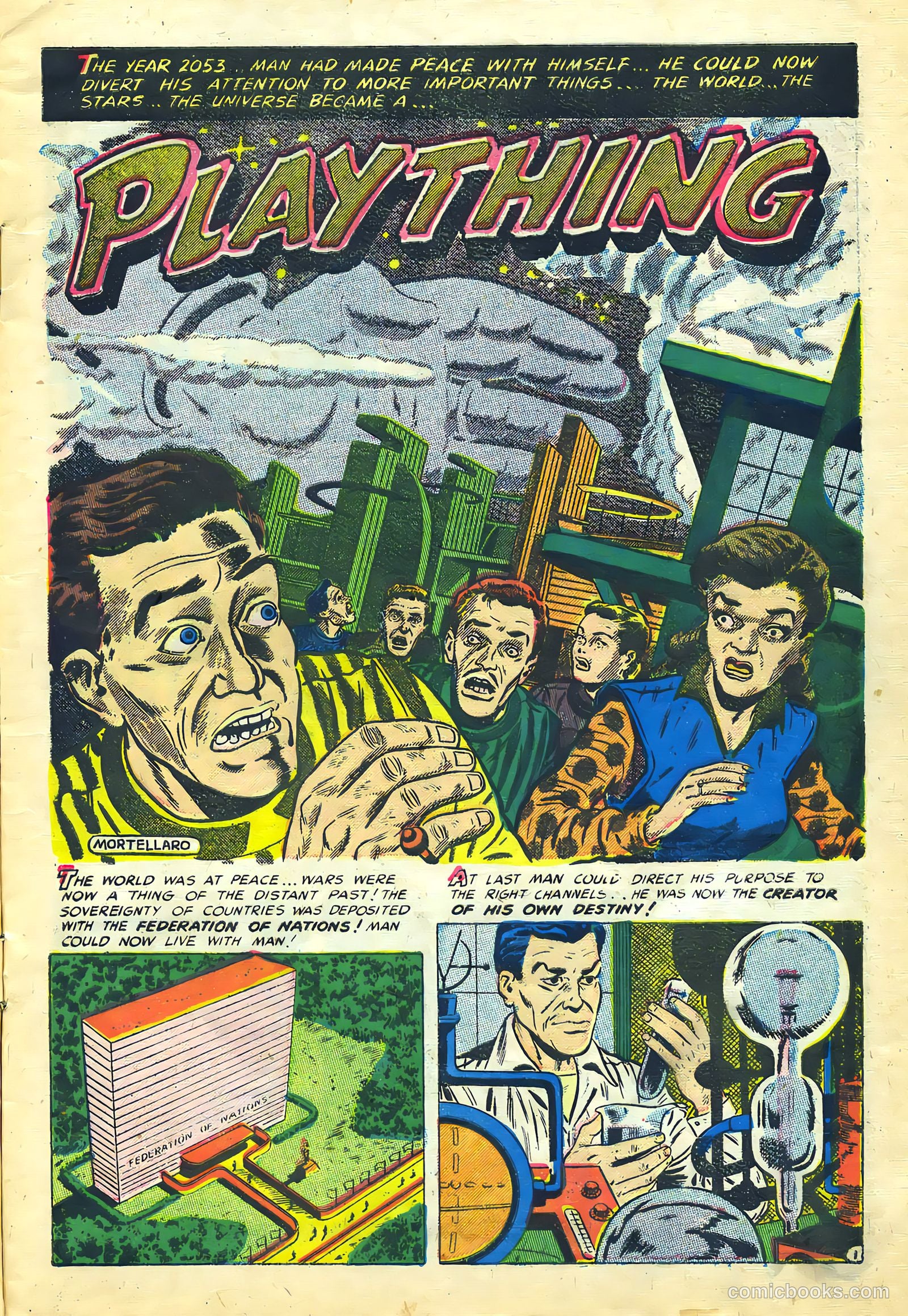 Weird Tales of the Future #6 (1953) — page 9 of 36