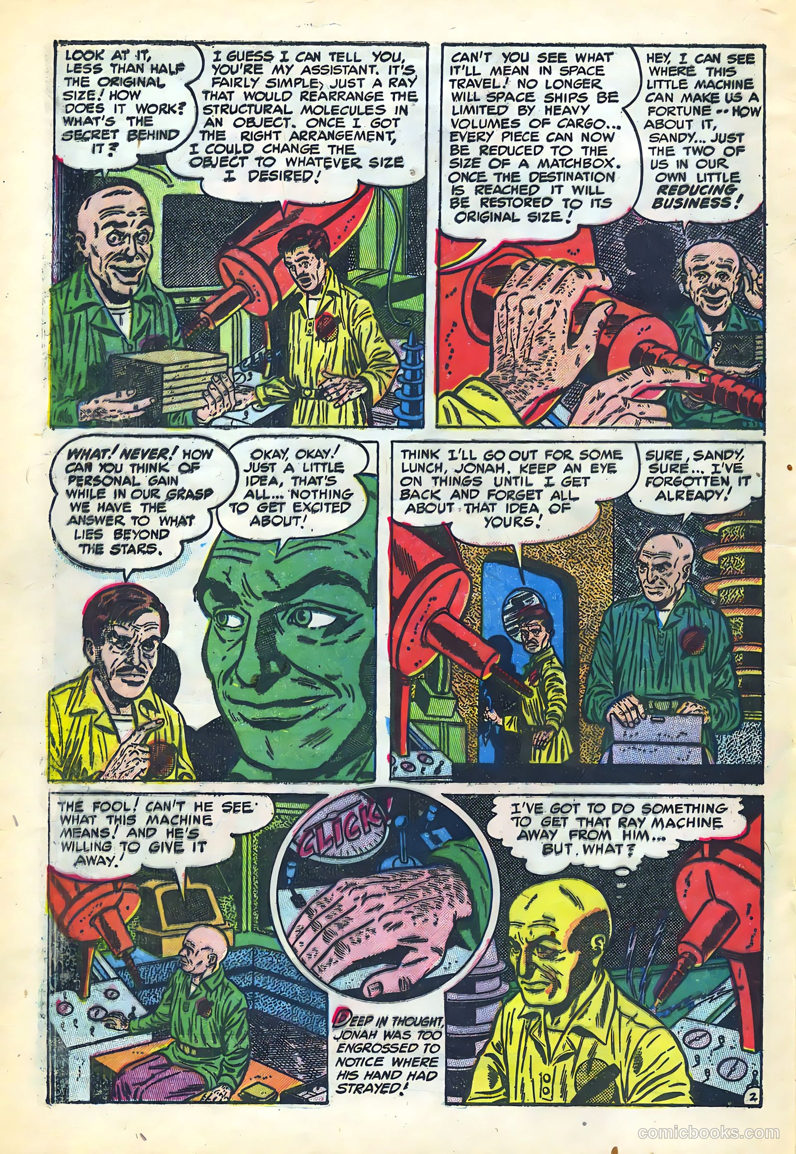 Weird Tales of the Future #6 (1953) — page 22 of 36