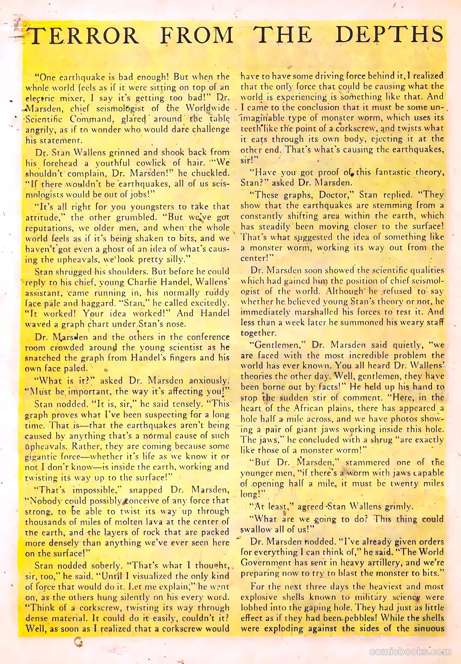 Weird Thrillers #1 (1951) — page 20 of 36