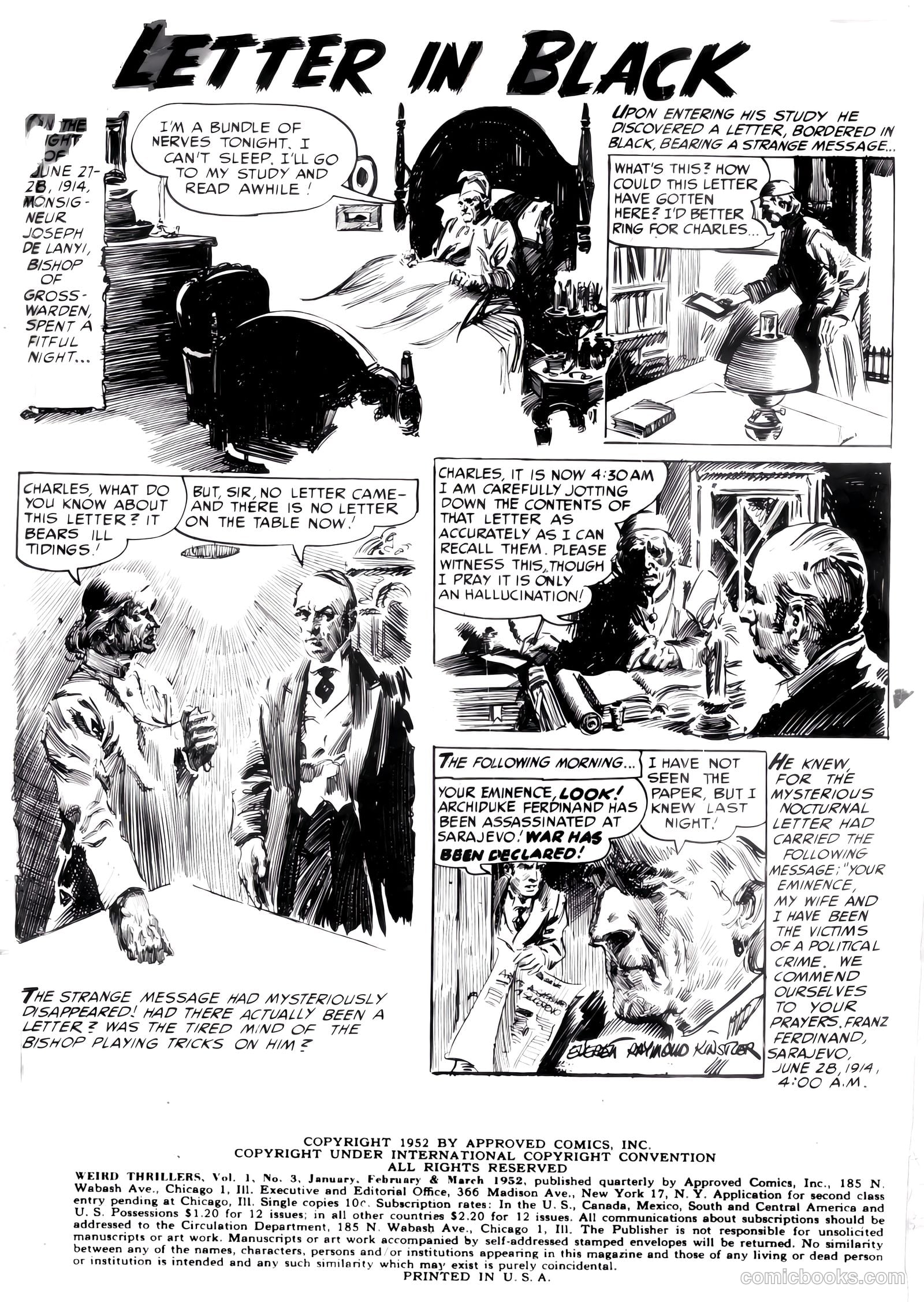 Weird Thrillers #3 (1952) — page 2 of 36