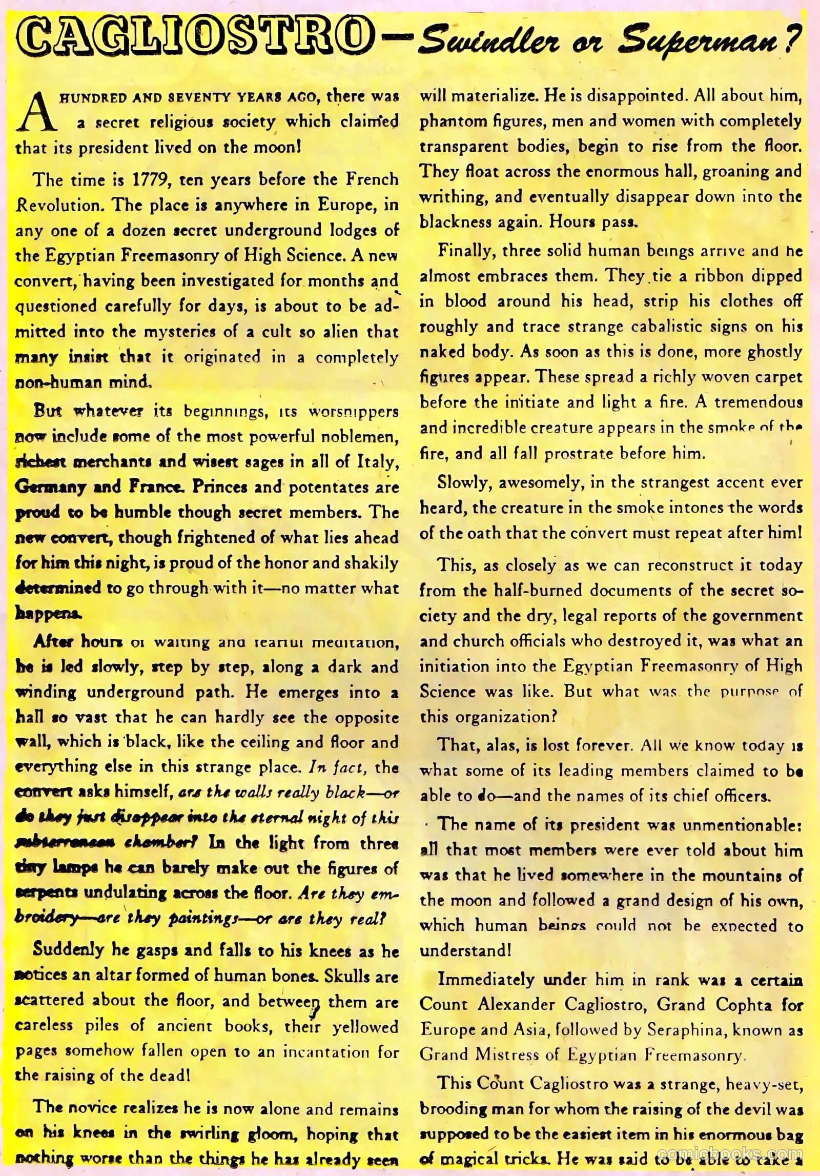 Weird Thrillers #5 (1952) — page 16 of 36