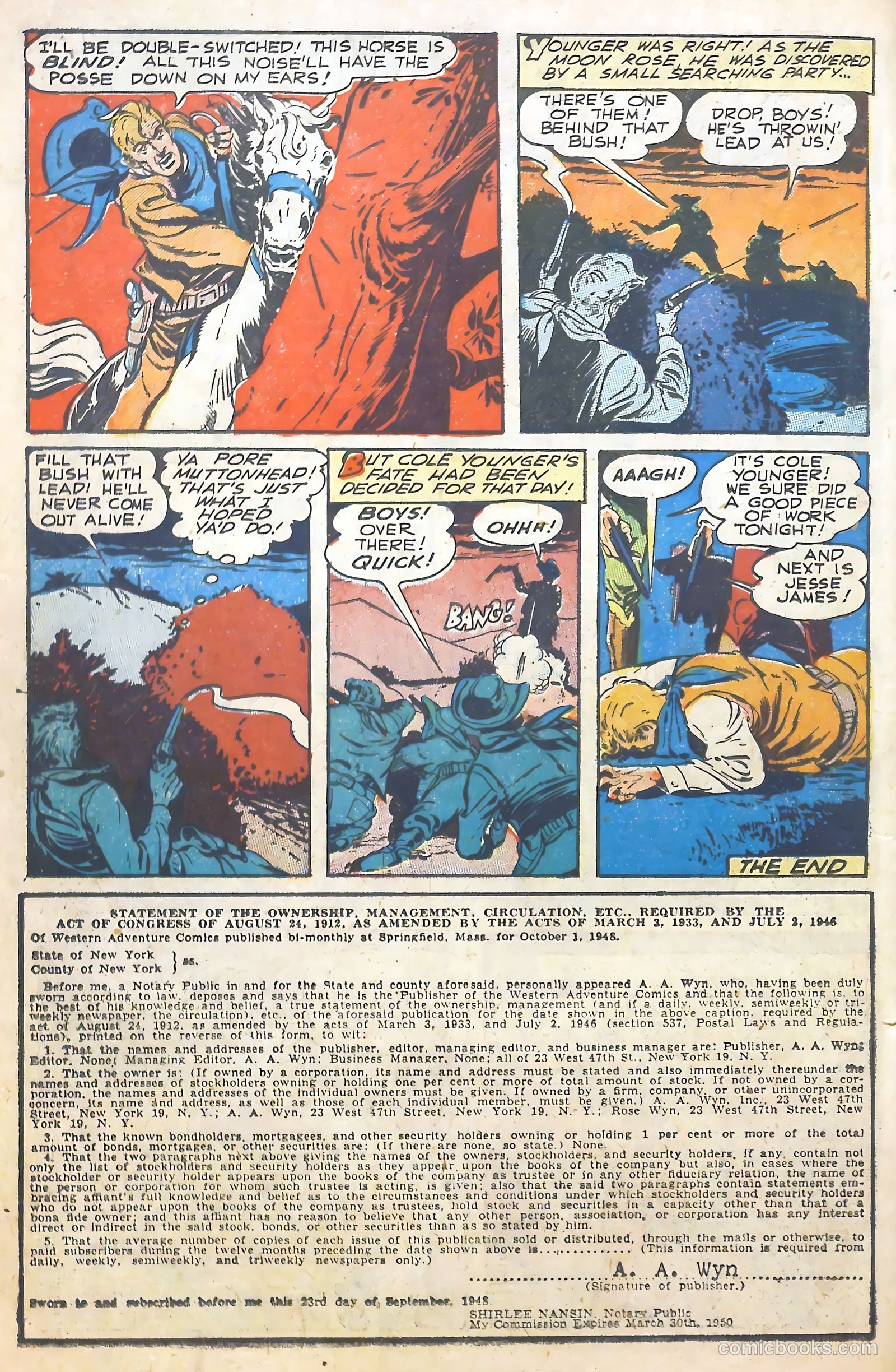 Western Adventures #4 (1949) — page 18 of 36