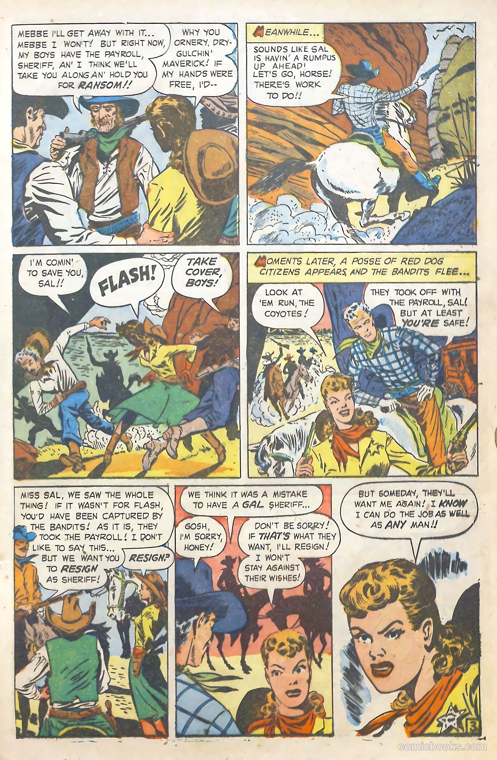 Western Adventures #4 (1949) — page 21 of 36