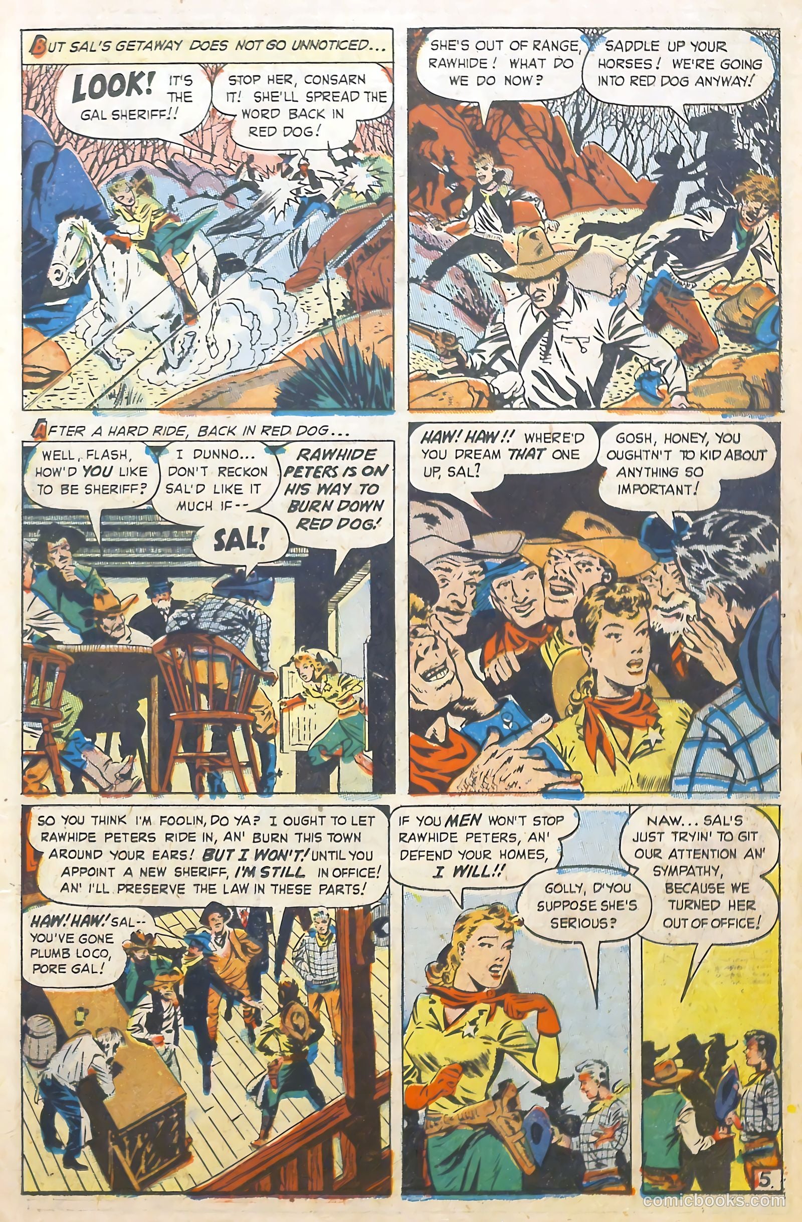 Western Adventures #4 (1949) — page 23 of 36