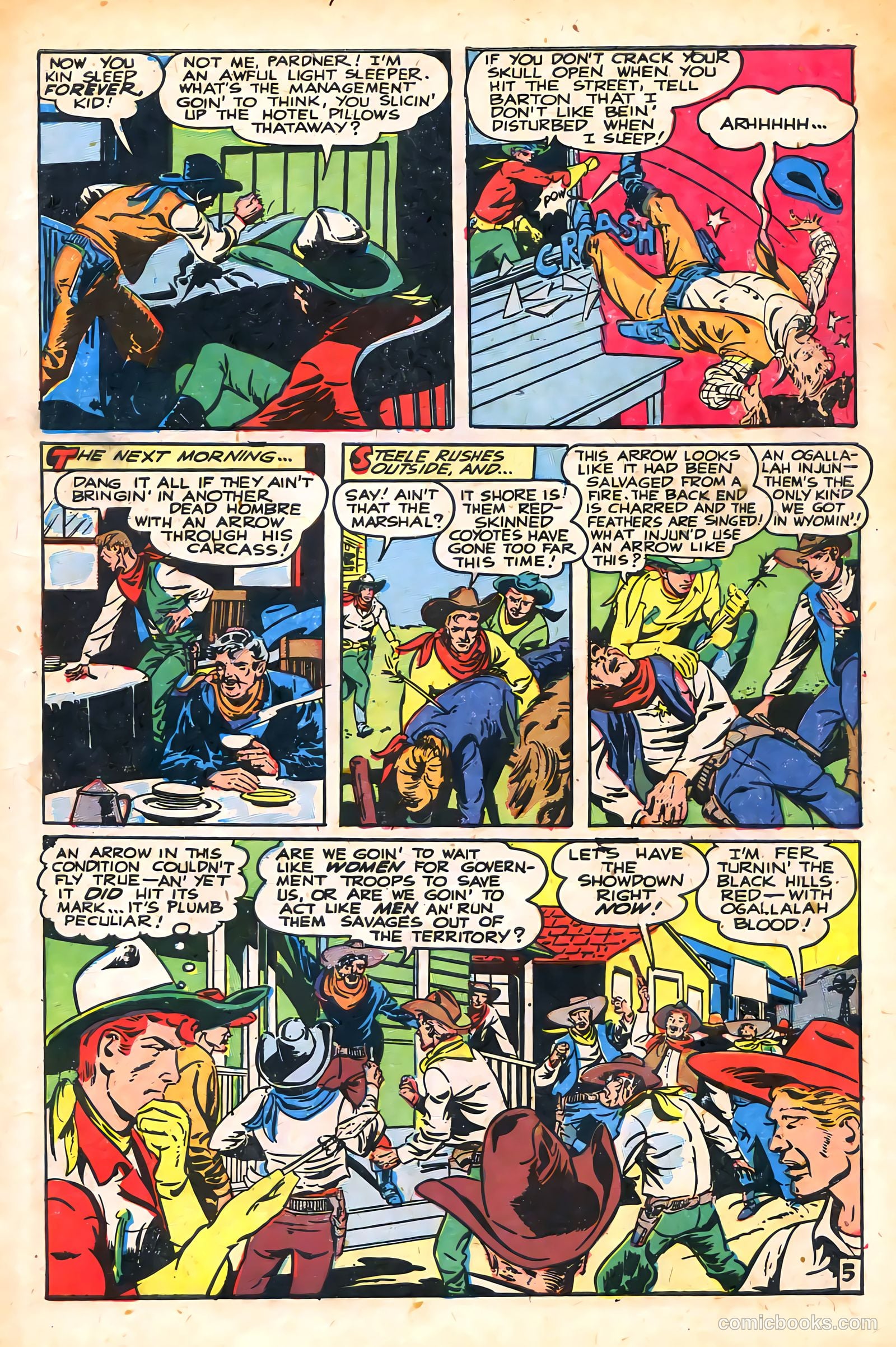 Western Adventures #5 (1949) — page 7 of 36