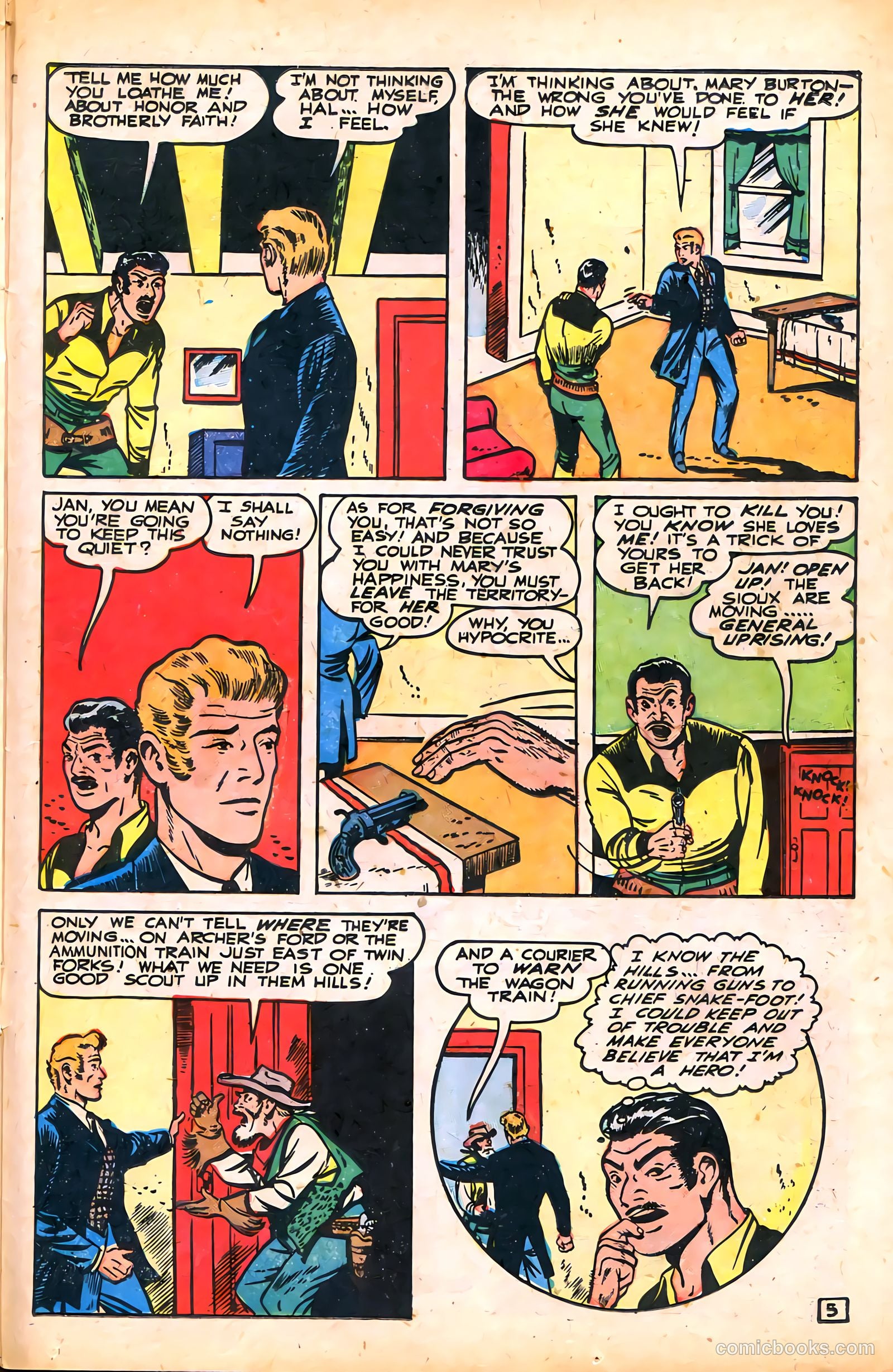 Western Adventures #5 (1949) — page 23 of 36