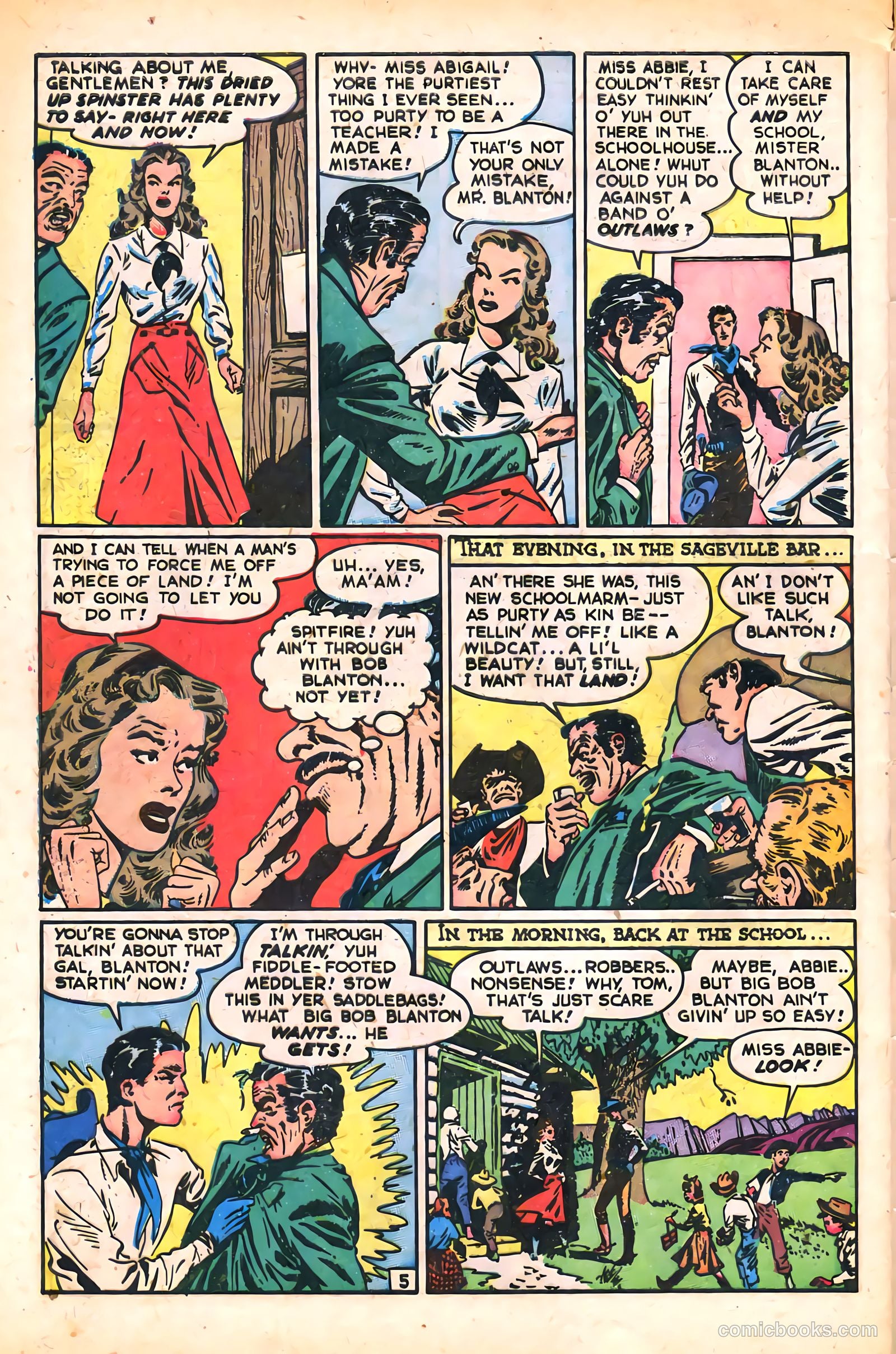 Western Adventures #5 (1949) — page 32 of 36