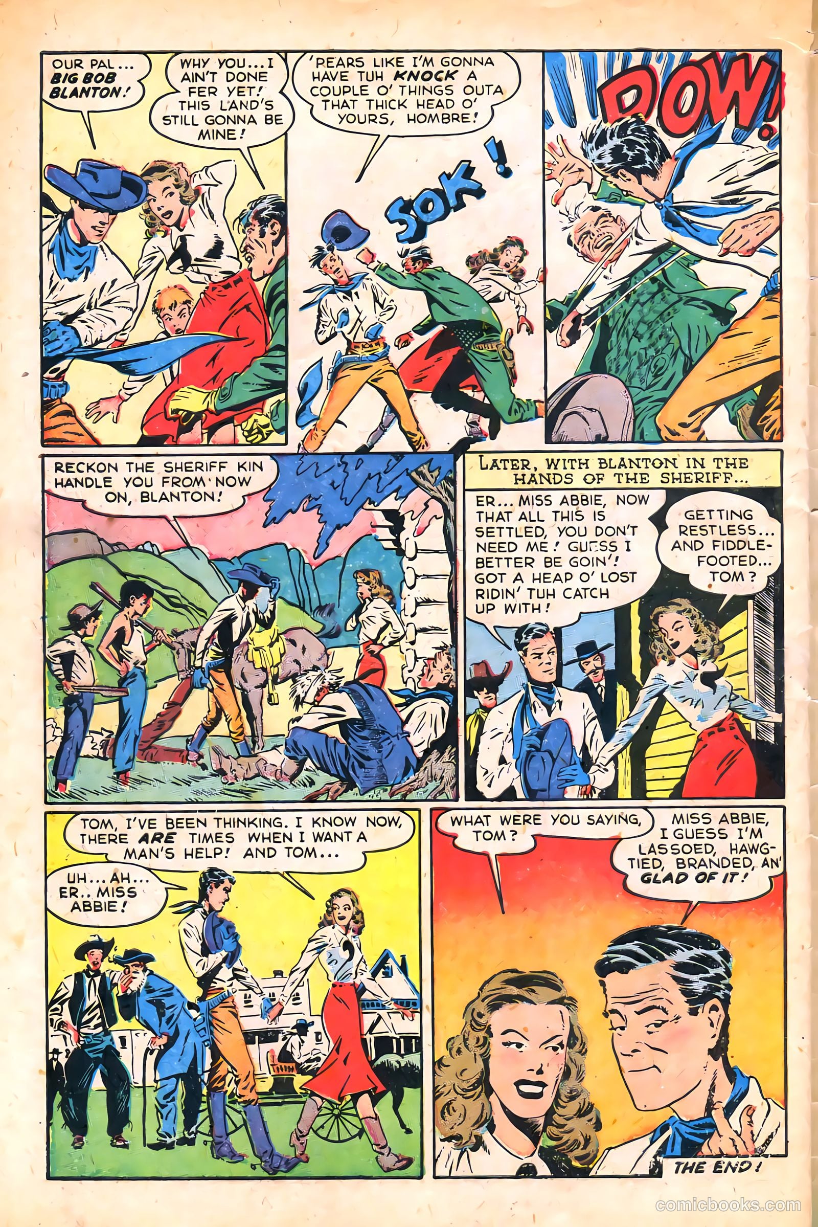 Western Adventures #5 (1949) — page 34 of 36