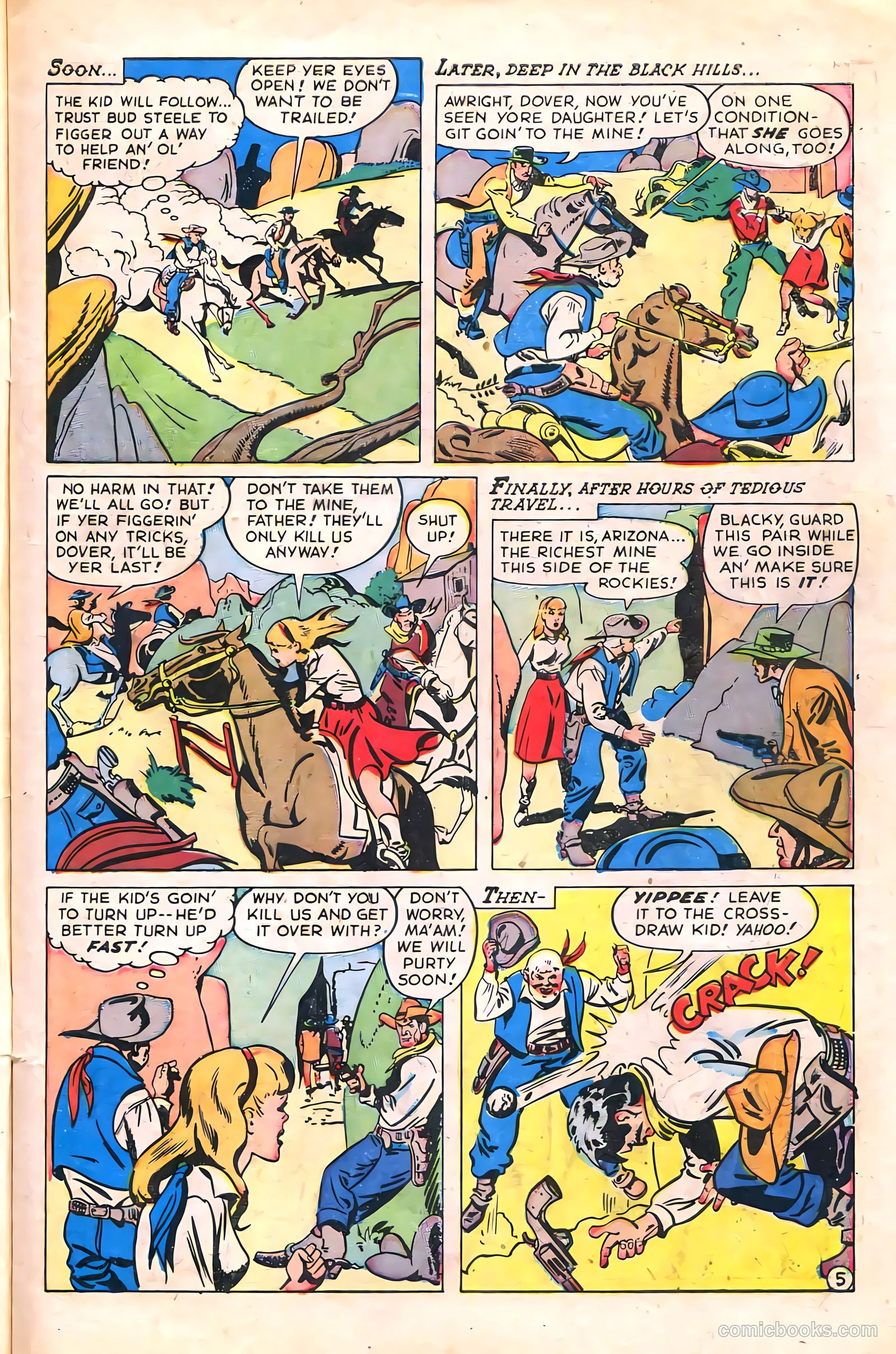Western Adventures #6 (1949) — page 7 of 36