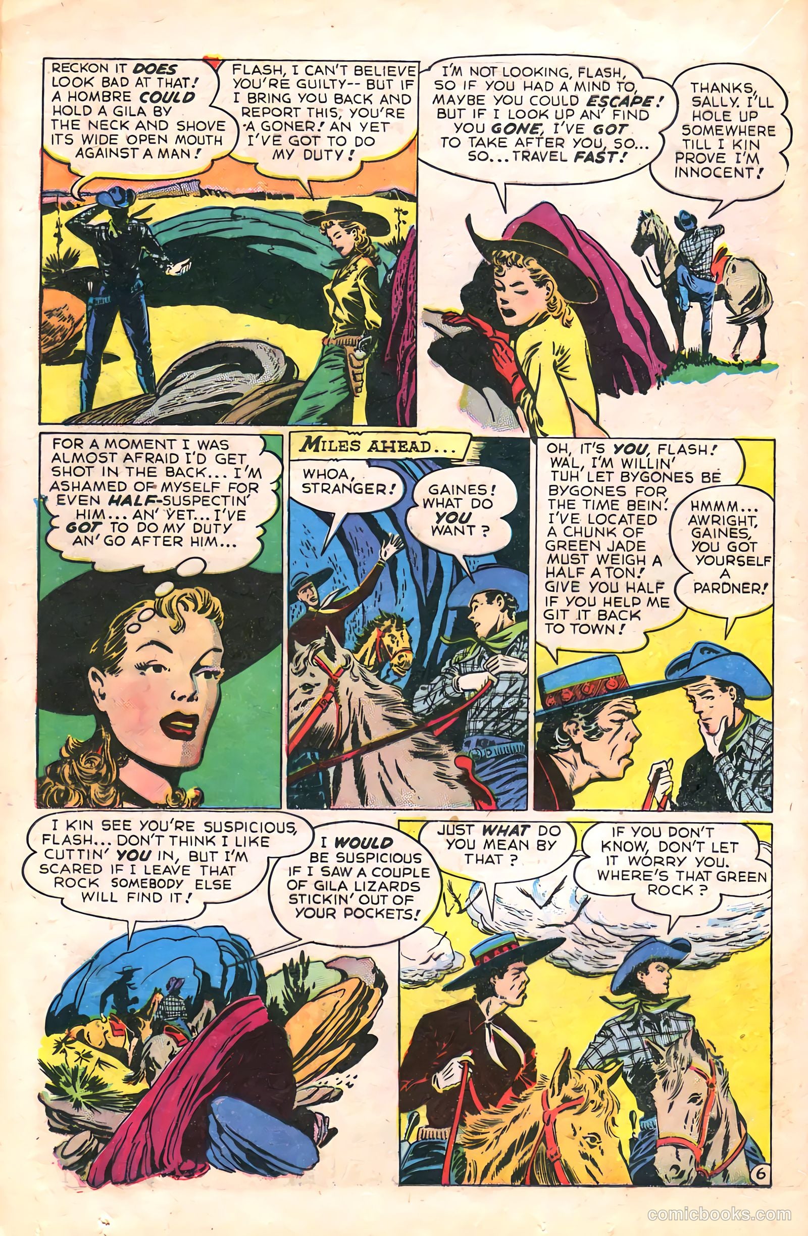 Western Adventures #6 (1949) — page 16 of 36
