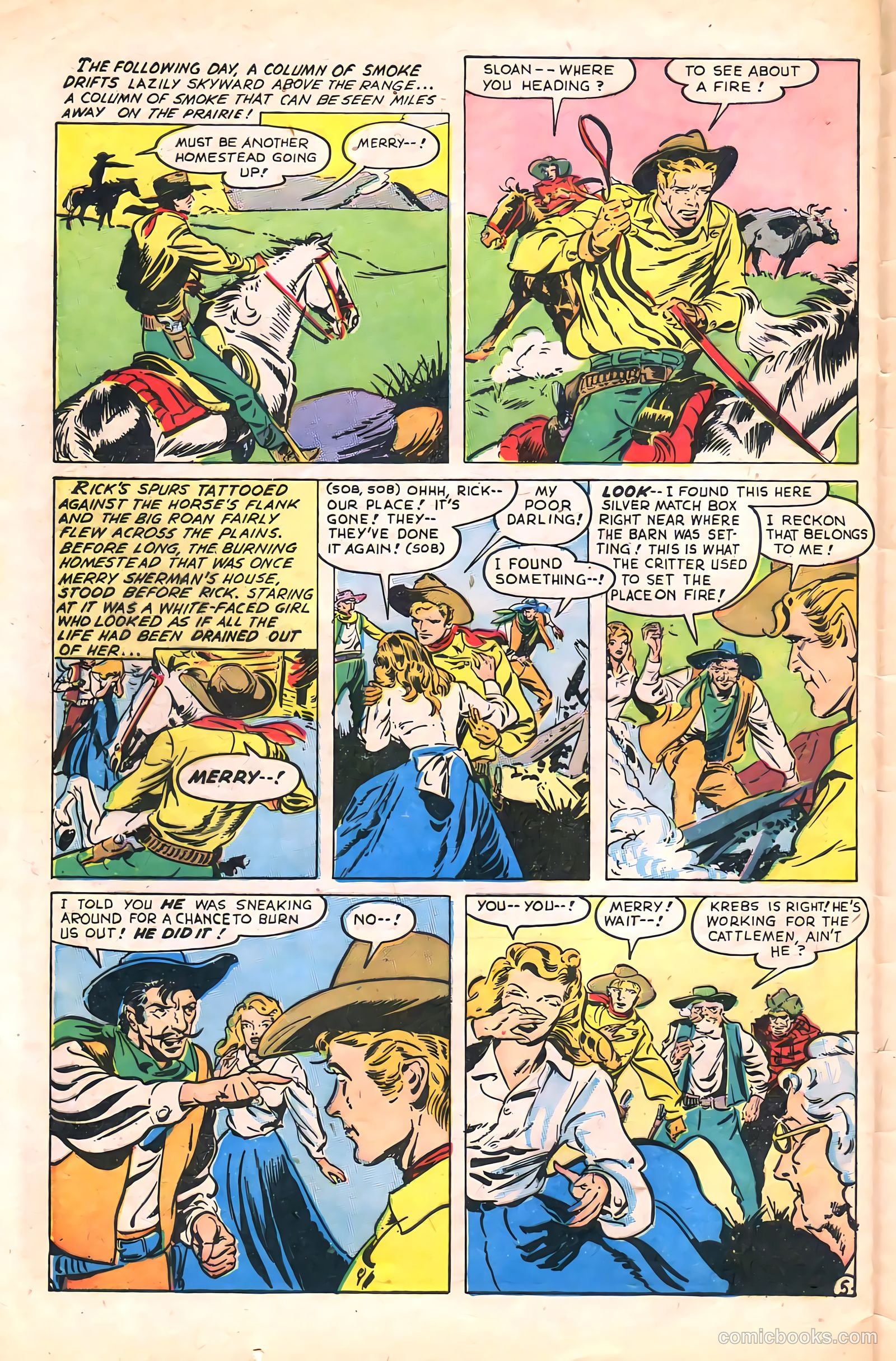 Western Adventures #6 (1949) — page 32 of 36