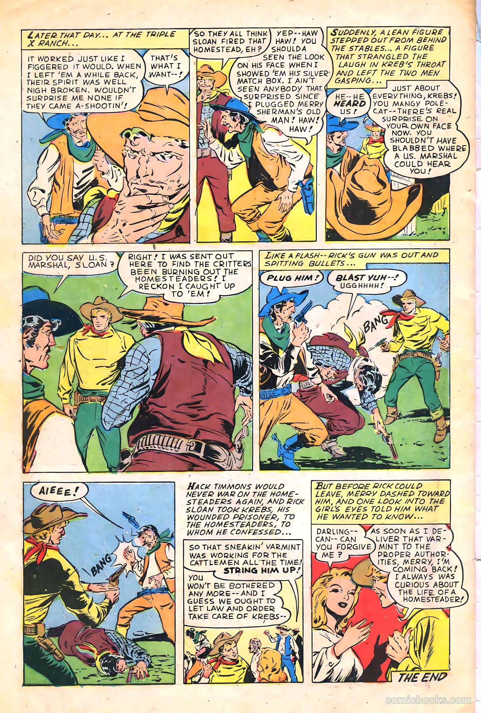 Western Adventures #6 (1949) — page 34 of 36