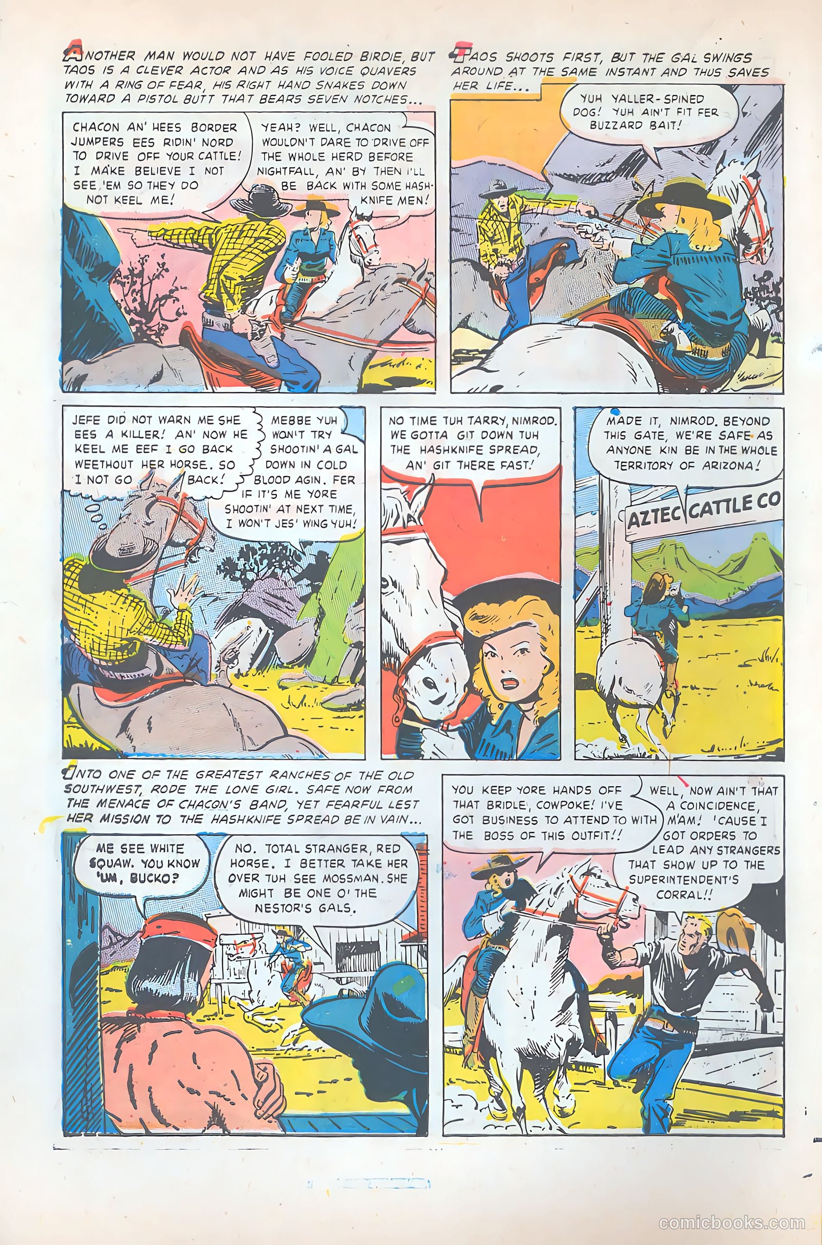 Western Bandit Trails #3 (1949) — page 6 of 36