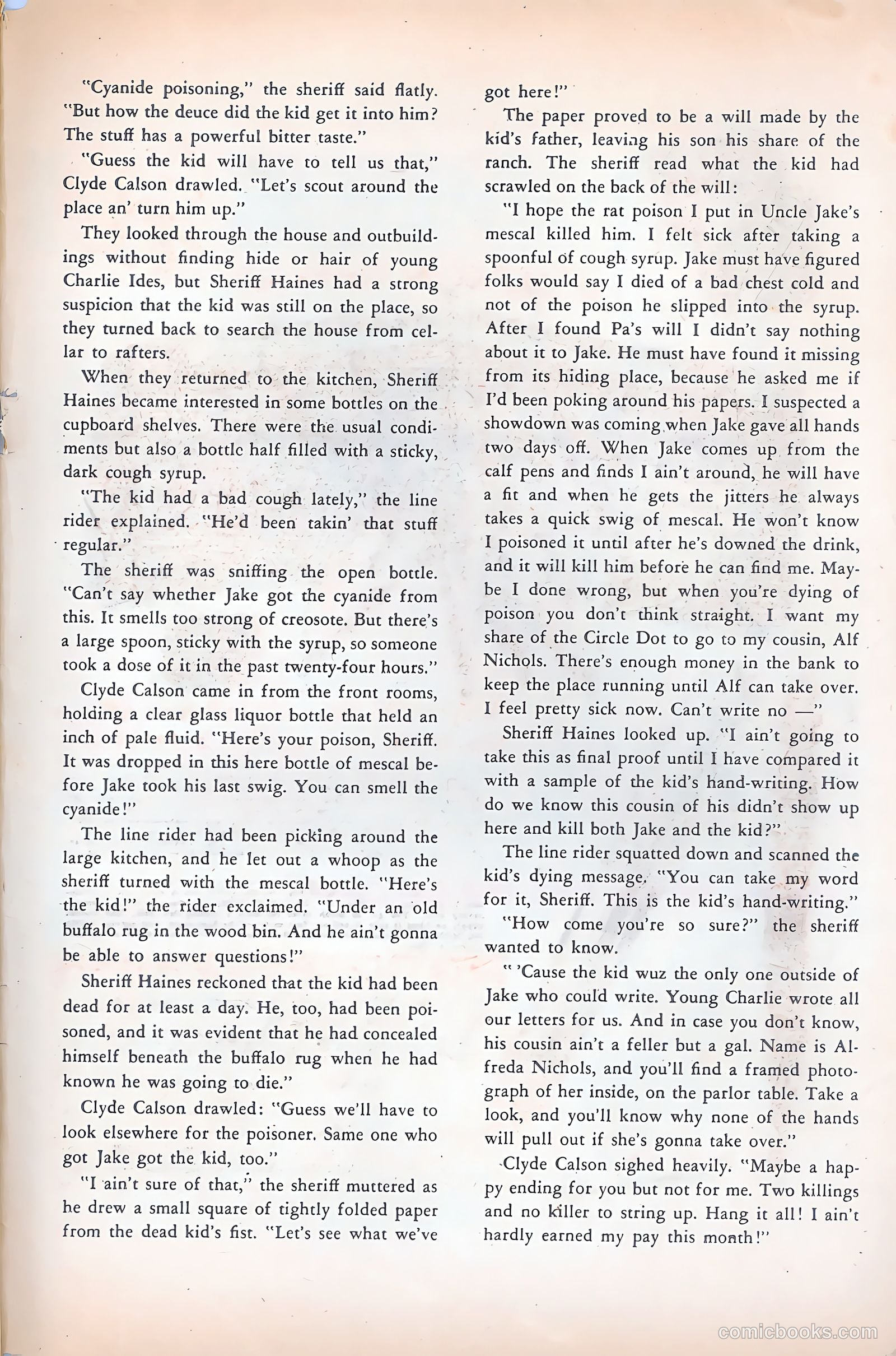 Western Bandit Trails #3 (1949) — page 35 of 36