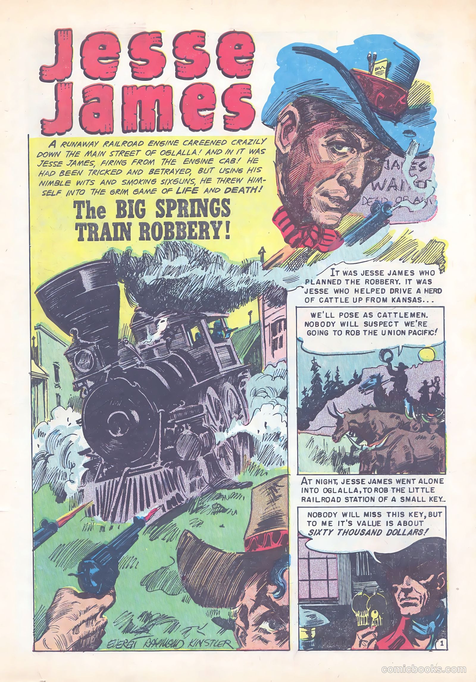 Western Bandits #1 (1952) — page 3 of 36