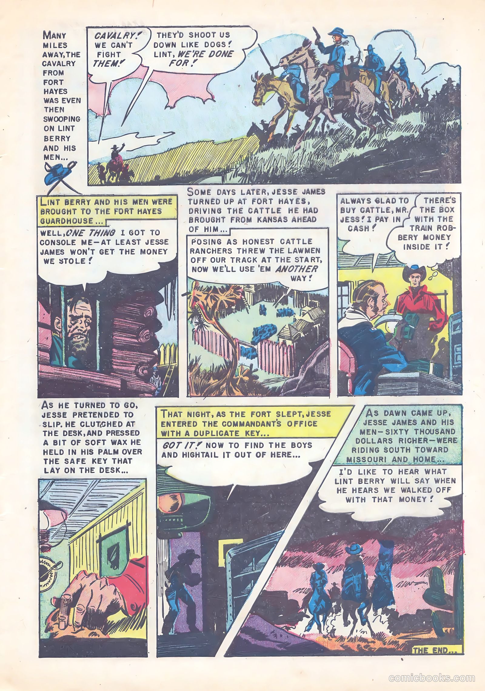 Western Bandits #1 (1952) — page 9 of 36